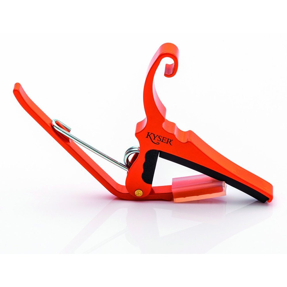 Kyser KG6O 6-String Quick-Change Capo for Acoustic Guitars - Orange
