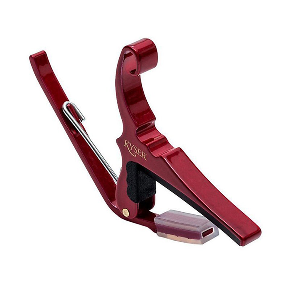 Kyser KG6R 6-String Quick-Change Capo for Acoustic Guitars - Red