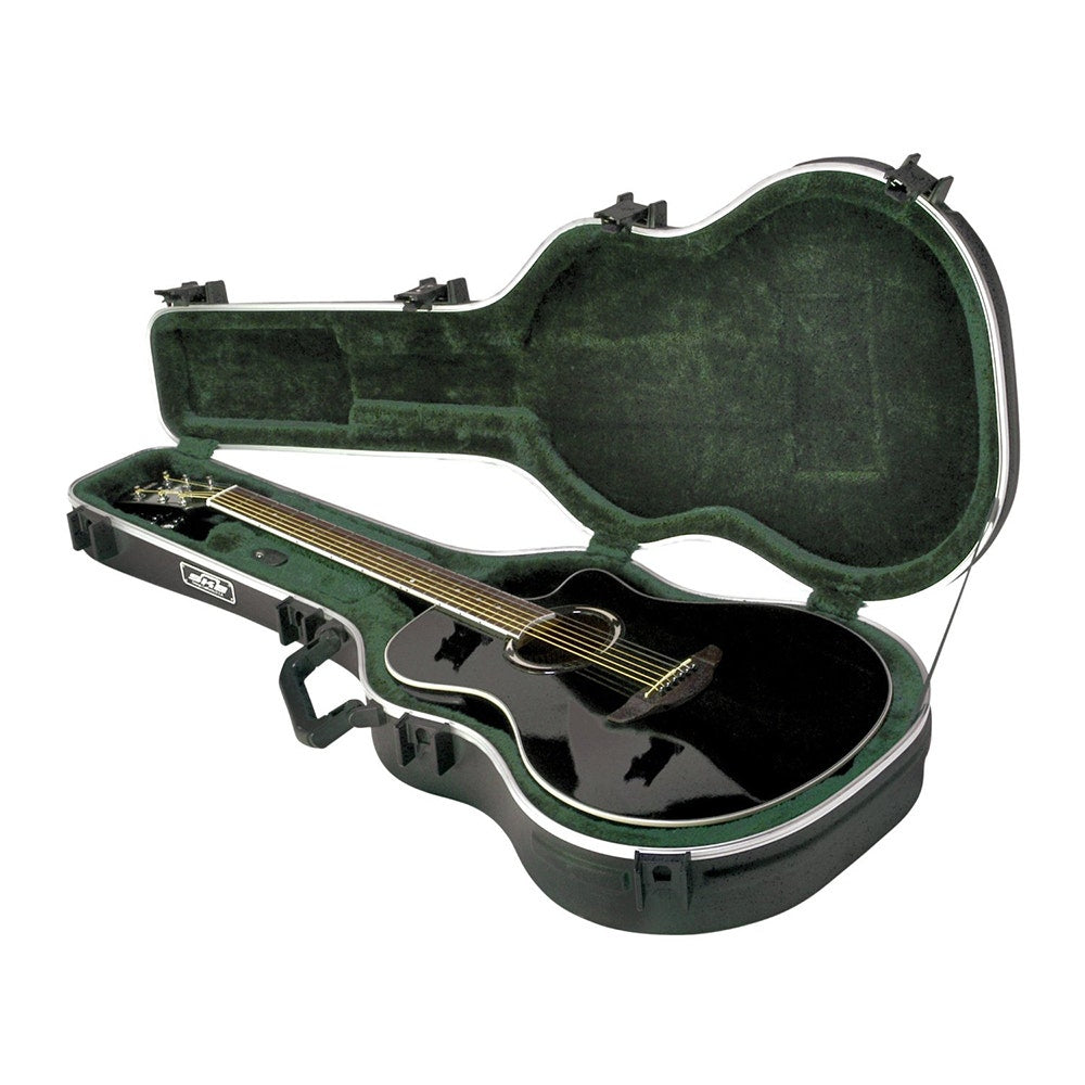 SKB Thin-line Acoustic-Electric/Classic Shaped Hardshell Case with TSA Latch & Over-Molded Handle