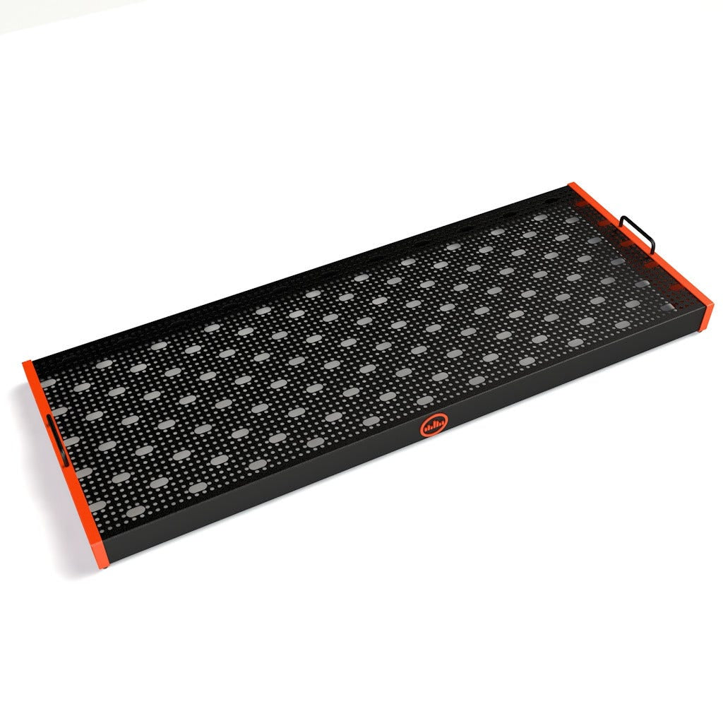 Temple Audio Design TRIO 43 Temple Red Pedalboard
