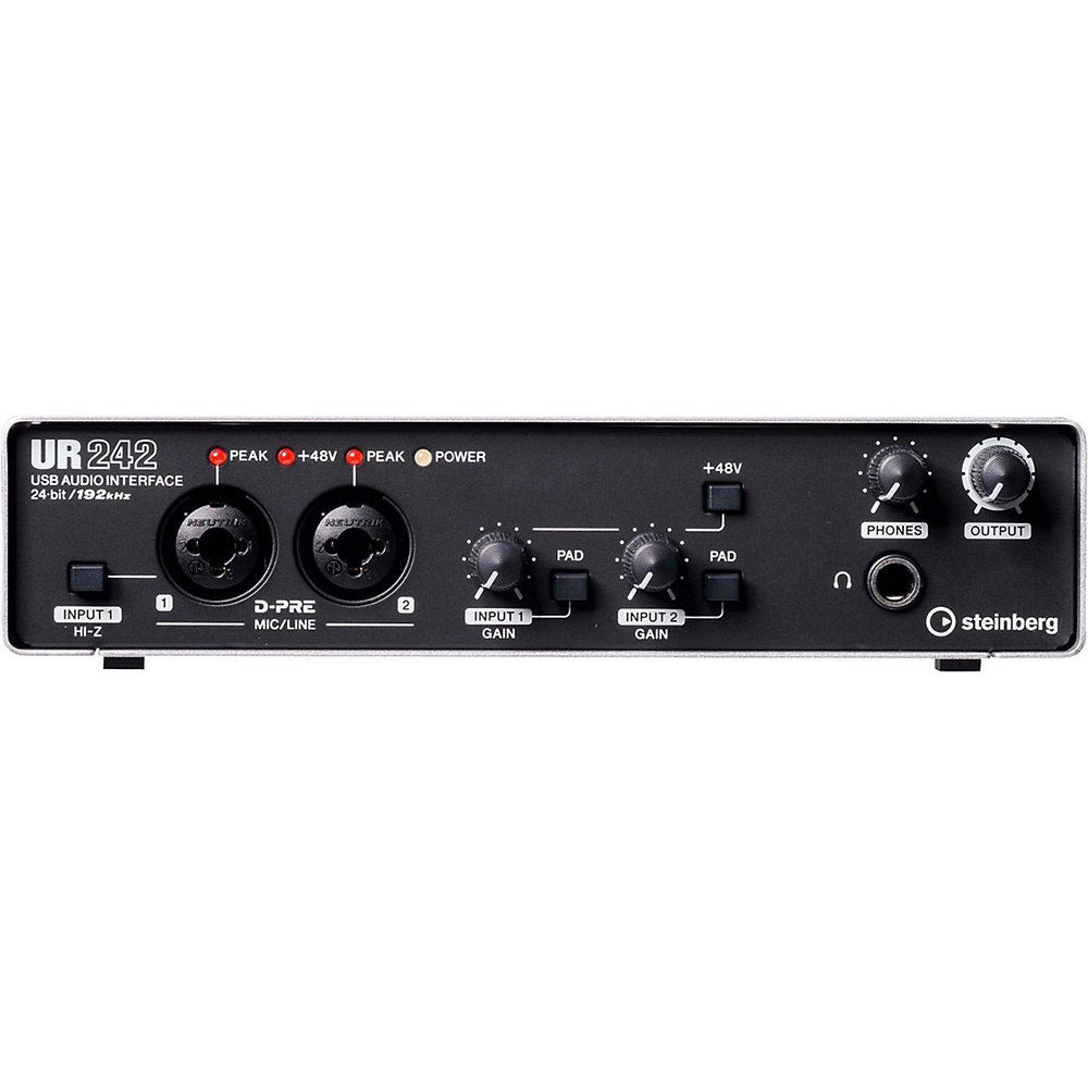 Steinberg UR242 USB 2.0 Audio Recording Interface with iPad Connectivity