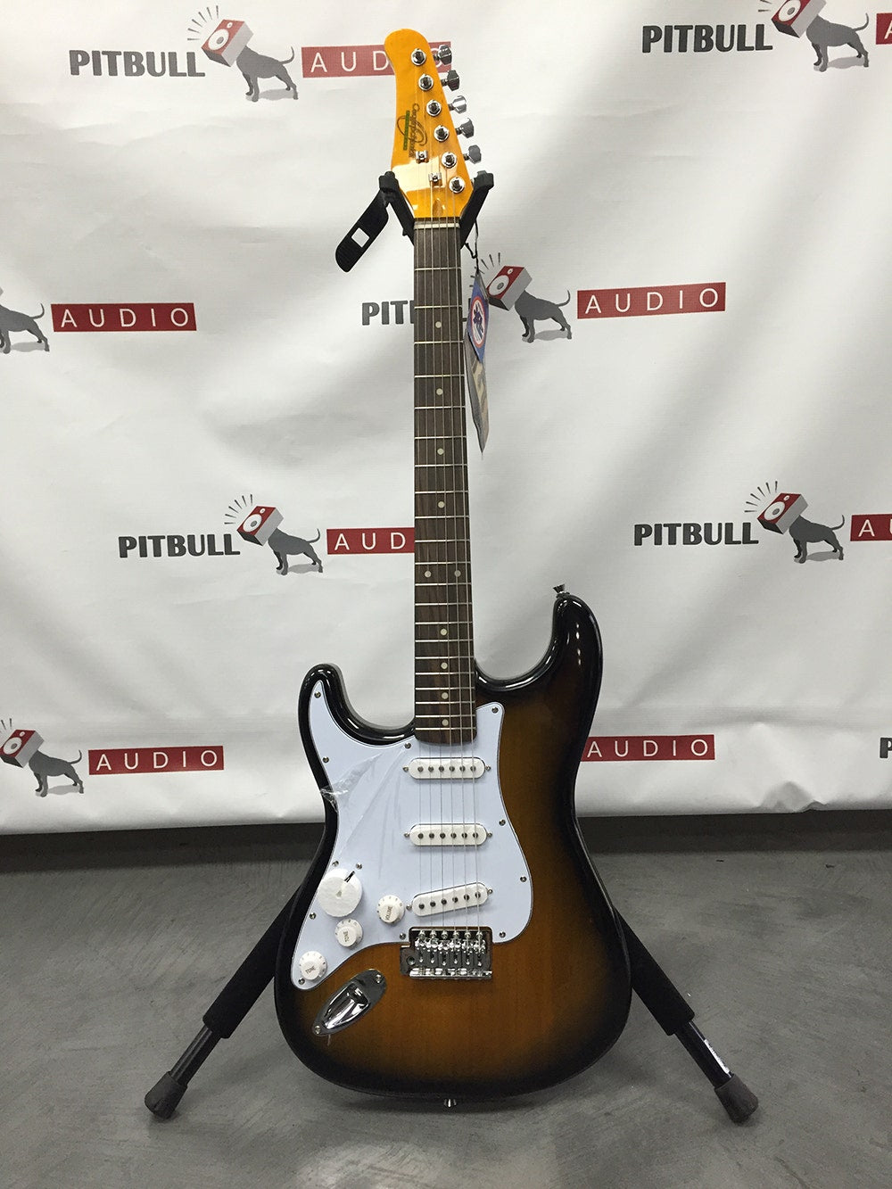 Oscar Schmidt OS-300 TS Left Handed Electric Guitar - Tobacco Sunburst