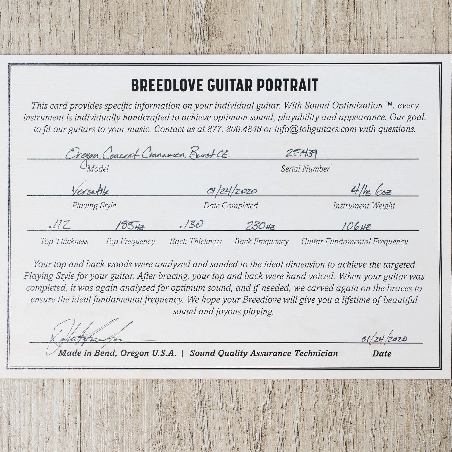 Breedlove Oregon Concert CE Acoustic Electric Guitar, Myrtlewood w/ Cinnamon Burst