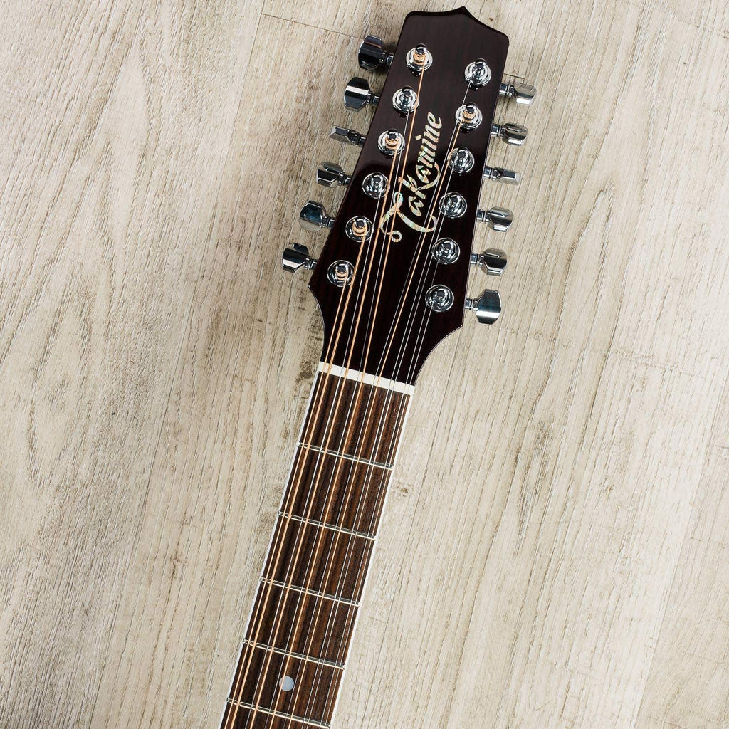 Takamine JJ325SRC-12 John Jorgenson Signature 12-String Acoustic-Electric Guitar with Case - Satin Red (B-STOCK)