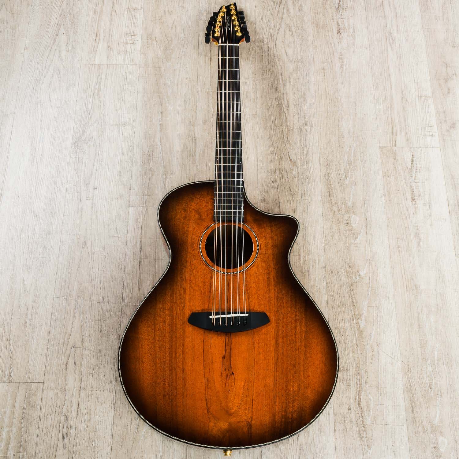2019 NOS Breedlove Oregon Concerto CE 12-String Acoustic Electric Guitar, Bourbon Burst