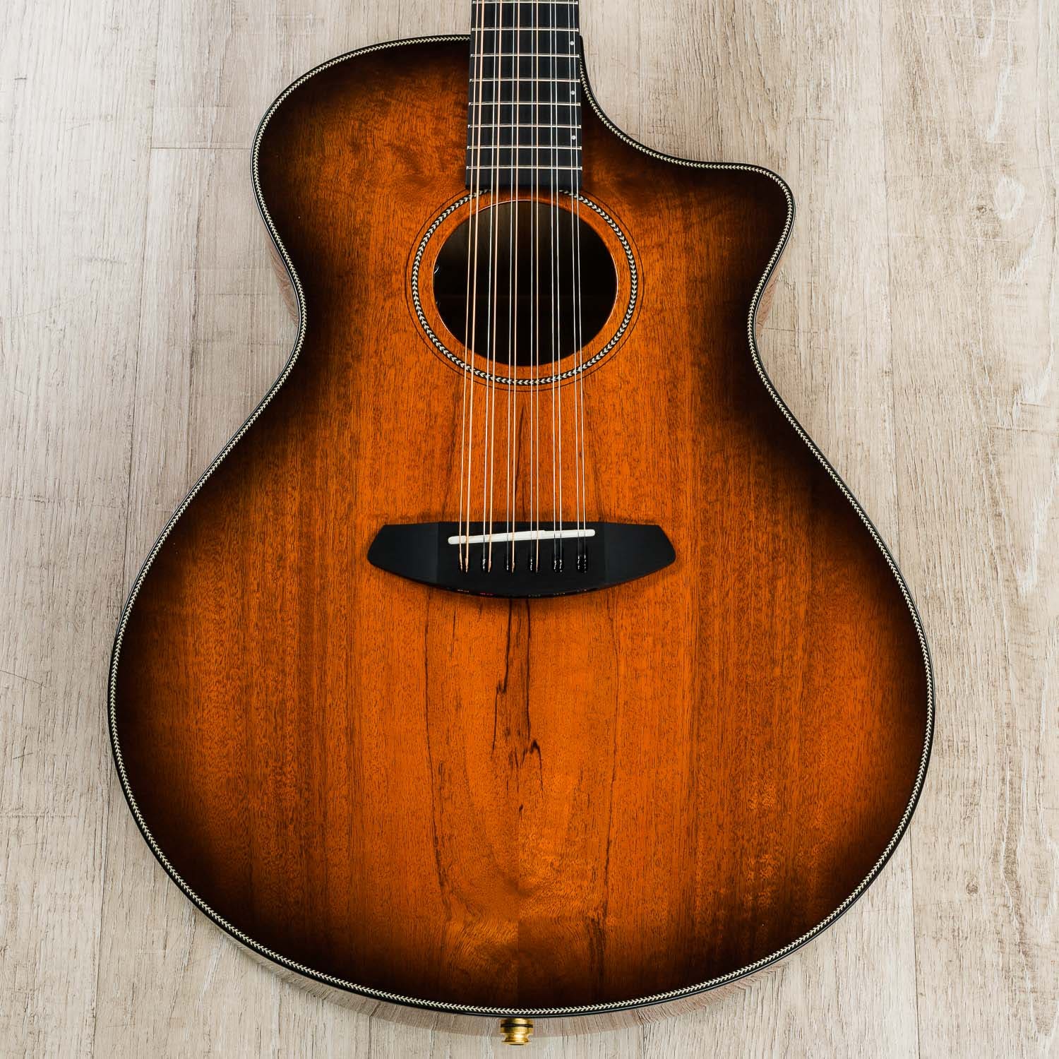 2019 NOS Breedlove Oregon Concerto CE 12-String Acoustic Electric Guitar, Bourbon Burst