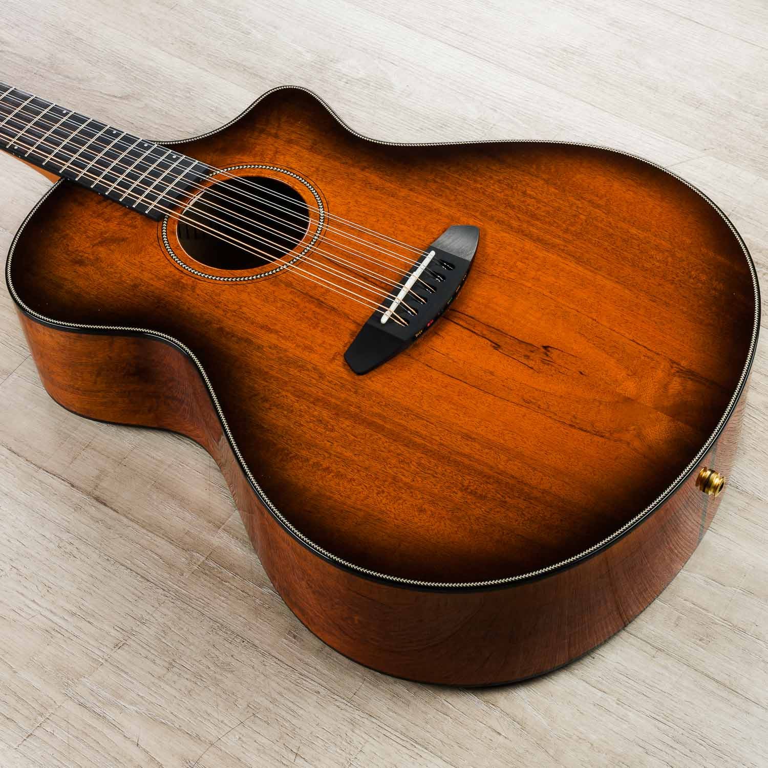 2019 NOS Breedlove Oregon Concerto CE 12-String Acoustic Electric Guitar, Bourbon Burst