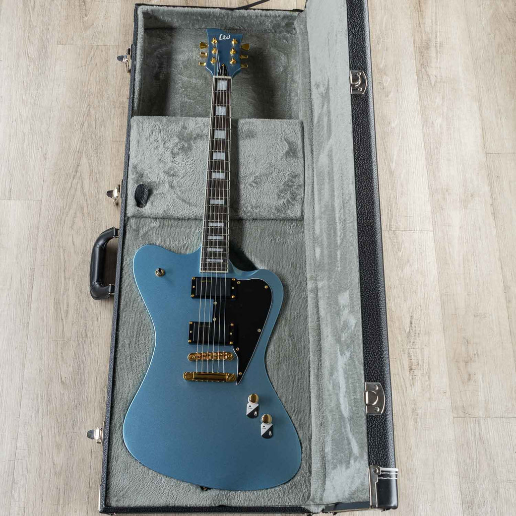 ESP LTD Sparrowhawk Bill Kelliher Signature Series Electric Guitar with Hard Case - Pelham Blue