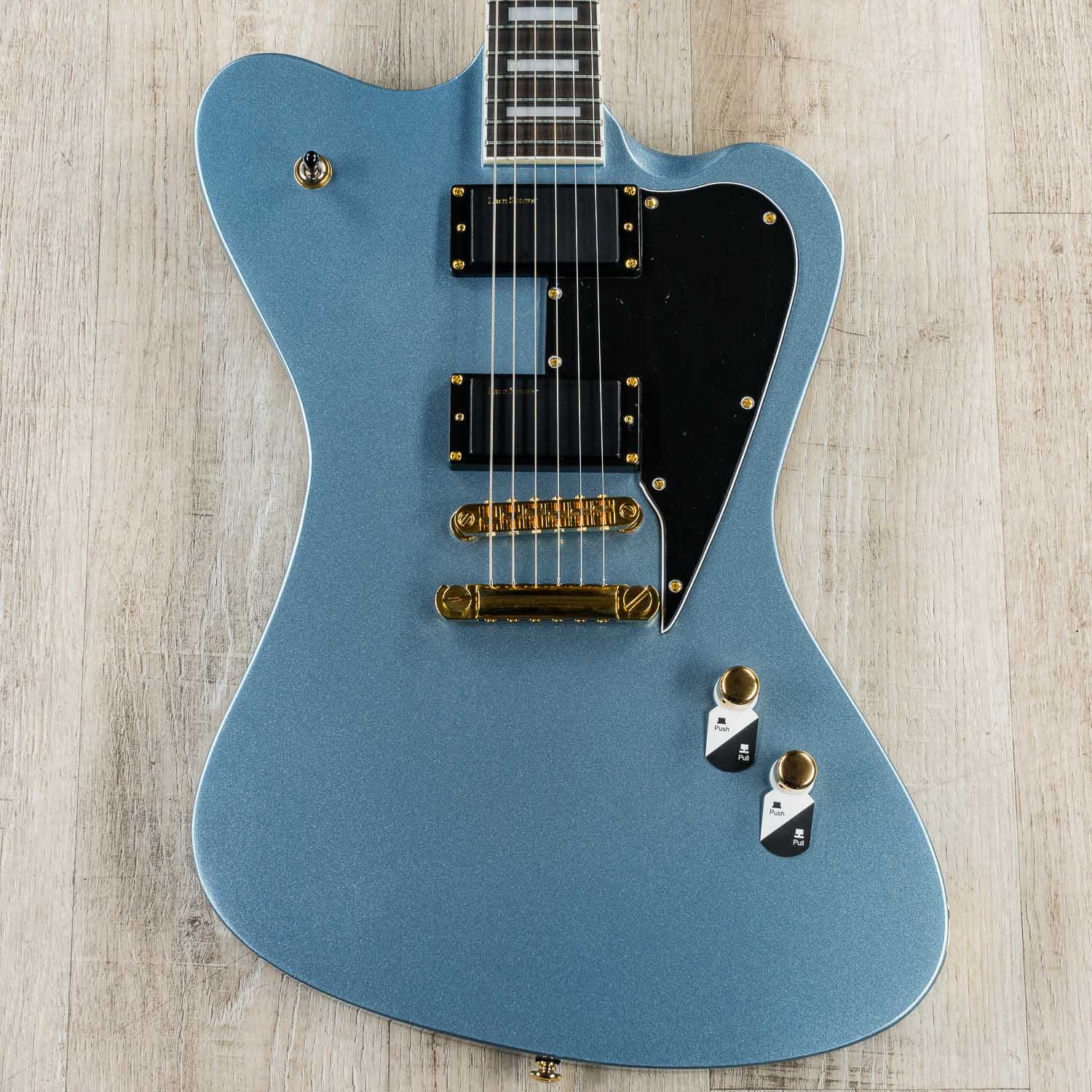ESP LTD Sparrowhawk Bill Kelliher Signature Series Electric Guitar with Hard Case - Pelham Blue