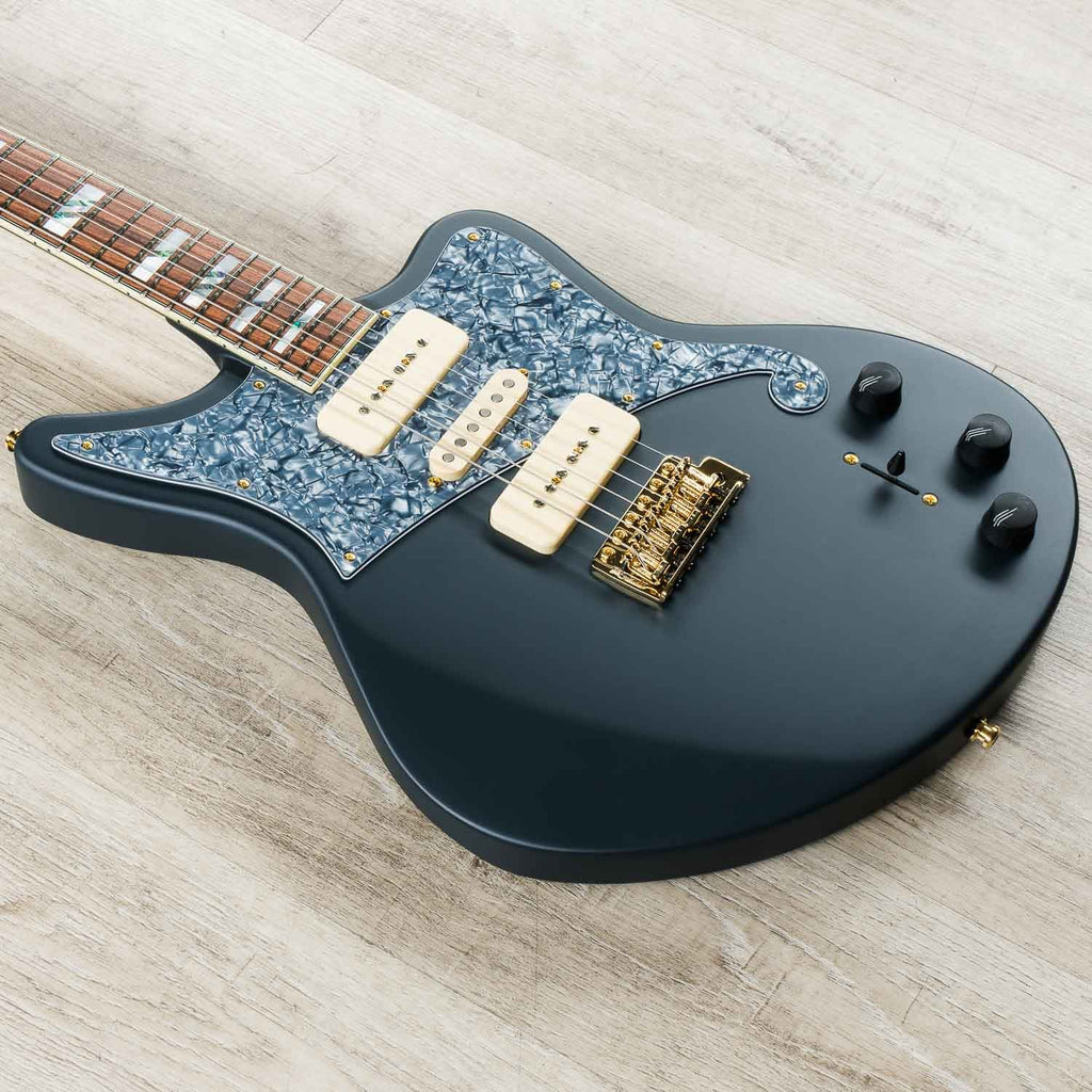 D'Angelico Deluxe Bob Weir Bedford Electric Guitar, Pau Ferro Fingerboard, Matte Stone