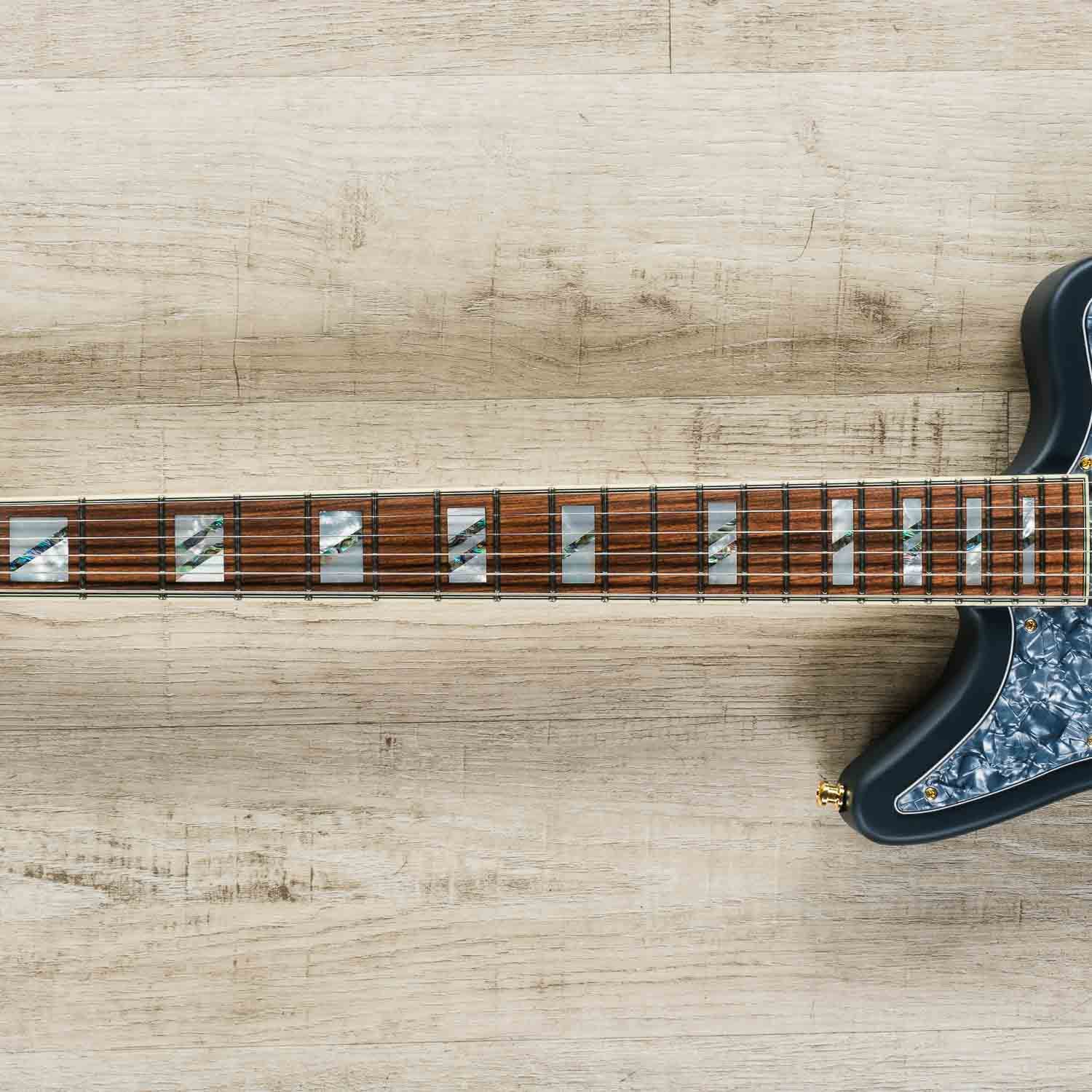 D'Angelico Deluxe Bob Weir Bedford Electric Guitar, Pau Ferro Fingerboard, Matte Stone