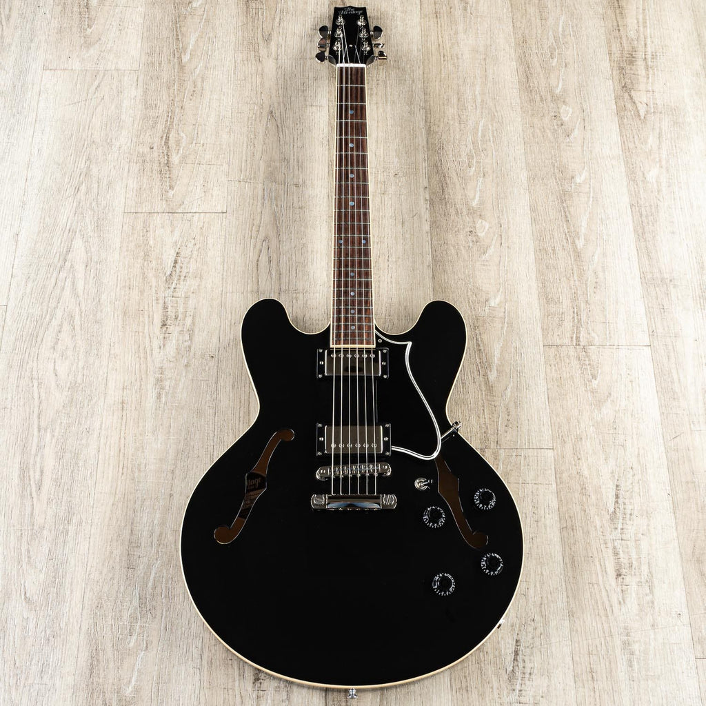 Heritage Standard H-535 Semi-Hollow Electric Guitar with Case, Ebony (B-STOCK)