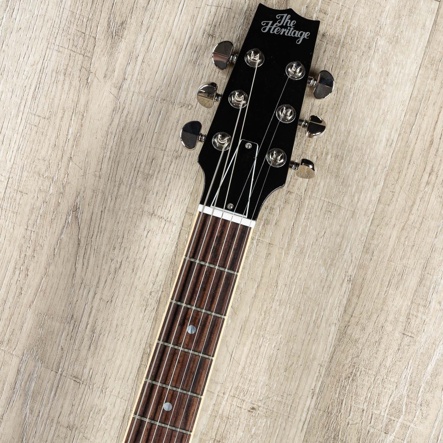 Heritage Standard H-535 Semi-Hollow Electric Guitar with Case, Ebony (B-STOCK)
