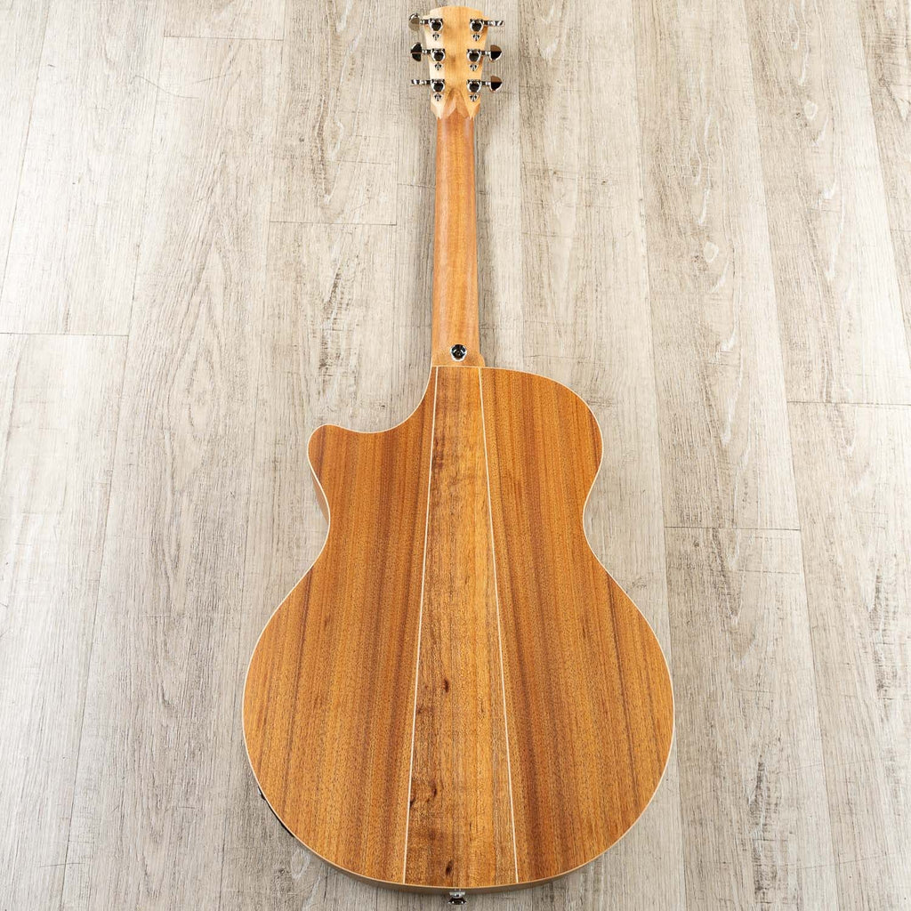Cole Clark Angel 2 Series AN2EC-BB Acoustic-Electric Guitar, Bunya Top with Tasmanian Blackwood Back/Sides, Hard Case