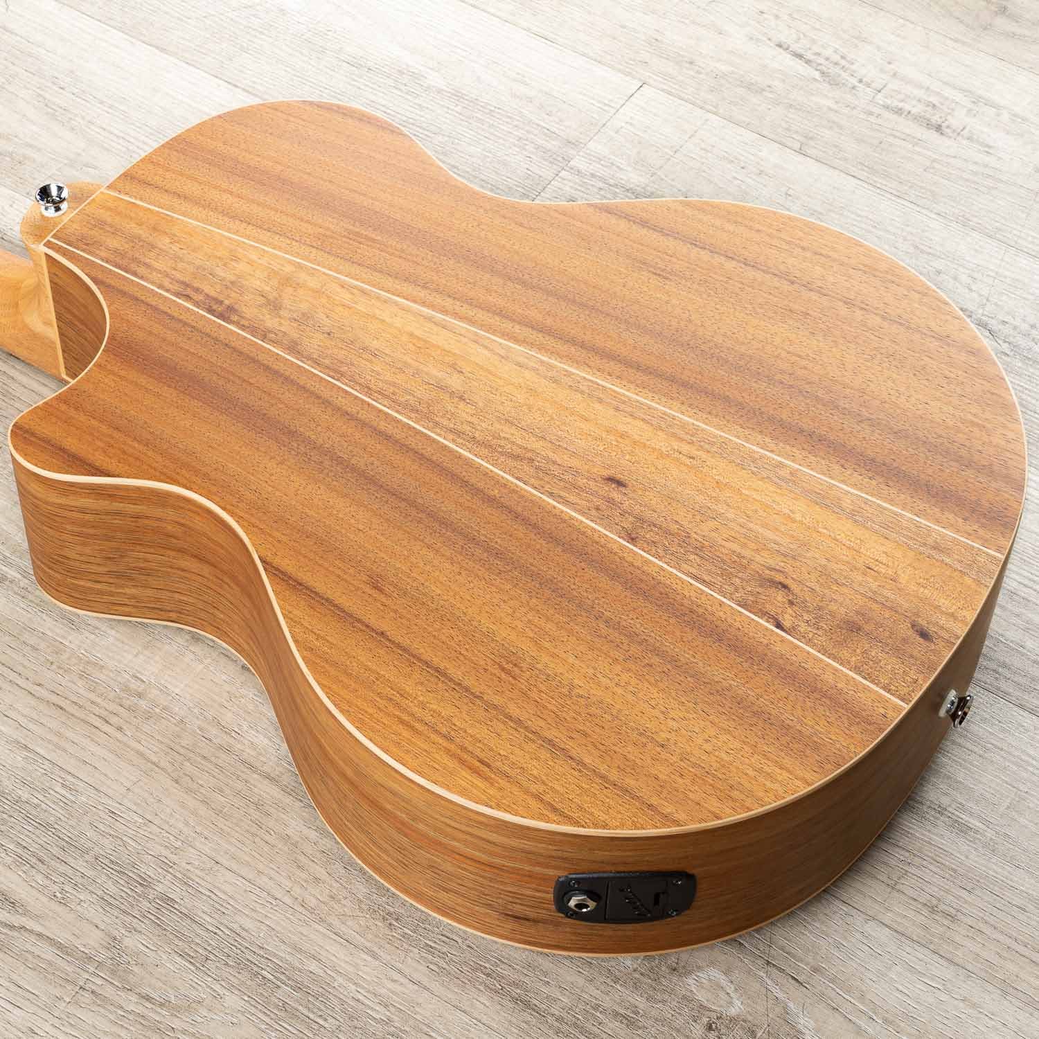 Cole Clark Angel 2 Series AN2EC-BB Acoustic-Electric Guitar, Bunya Top with Tasmanian Blackwood Back/Sides, Hard Case