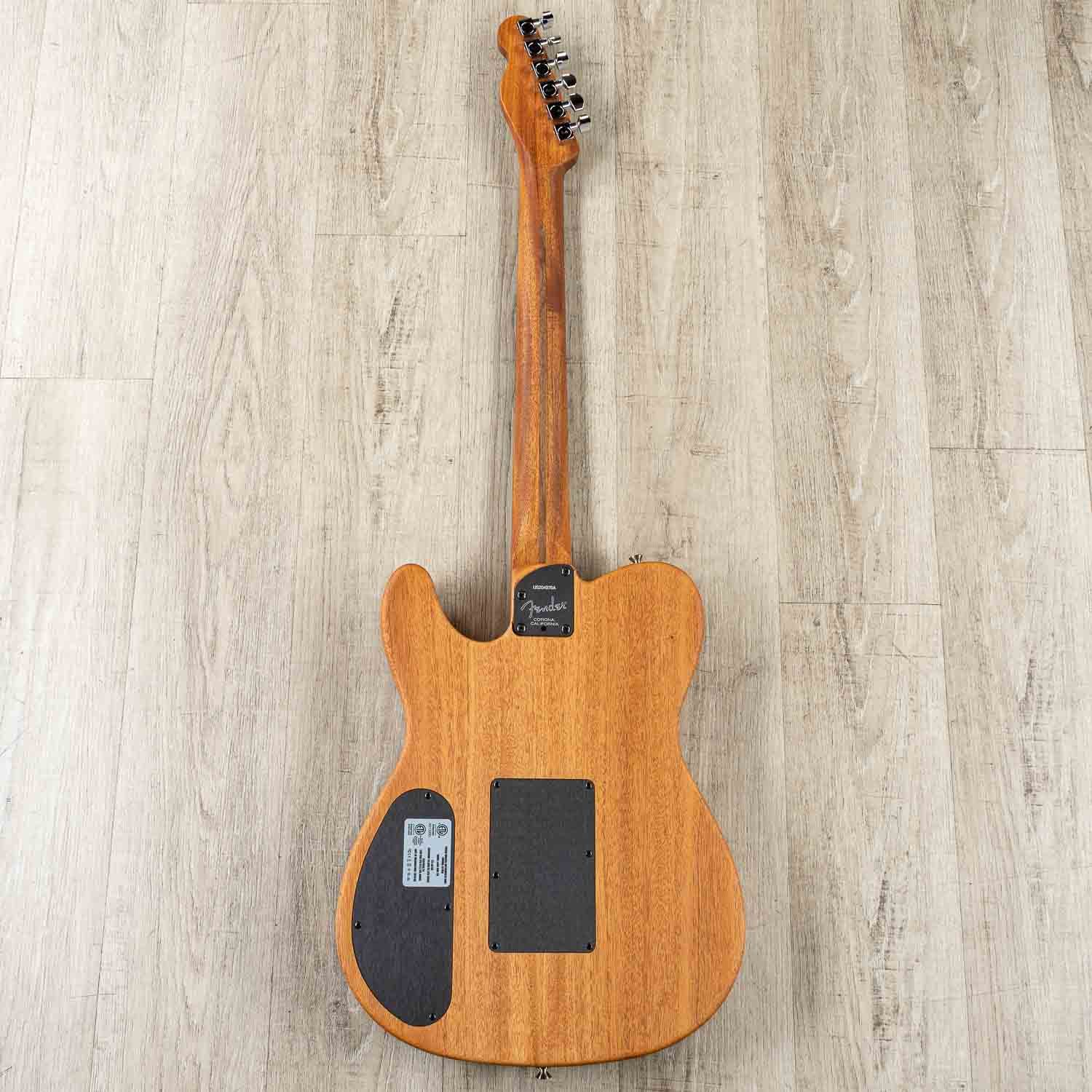 Fender American Acoustasonic Telecaster Acoustic Guitar, Ebony Fingerboard, Sunburst