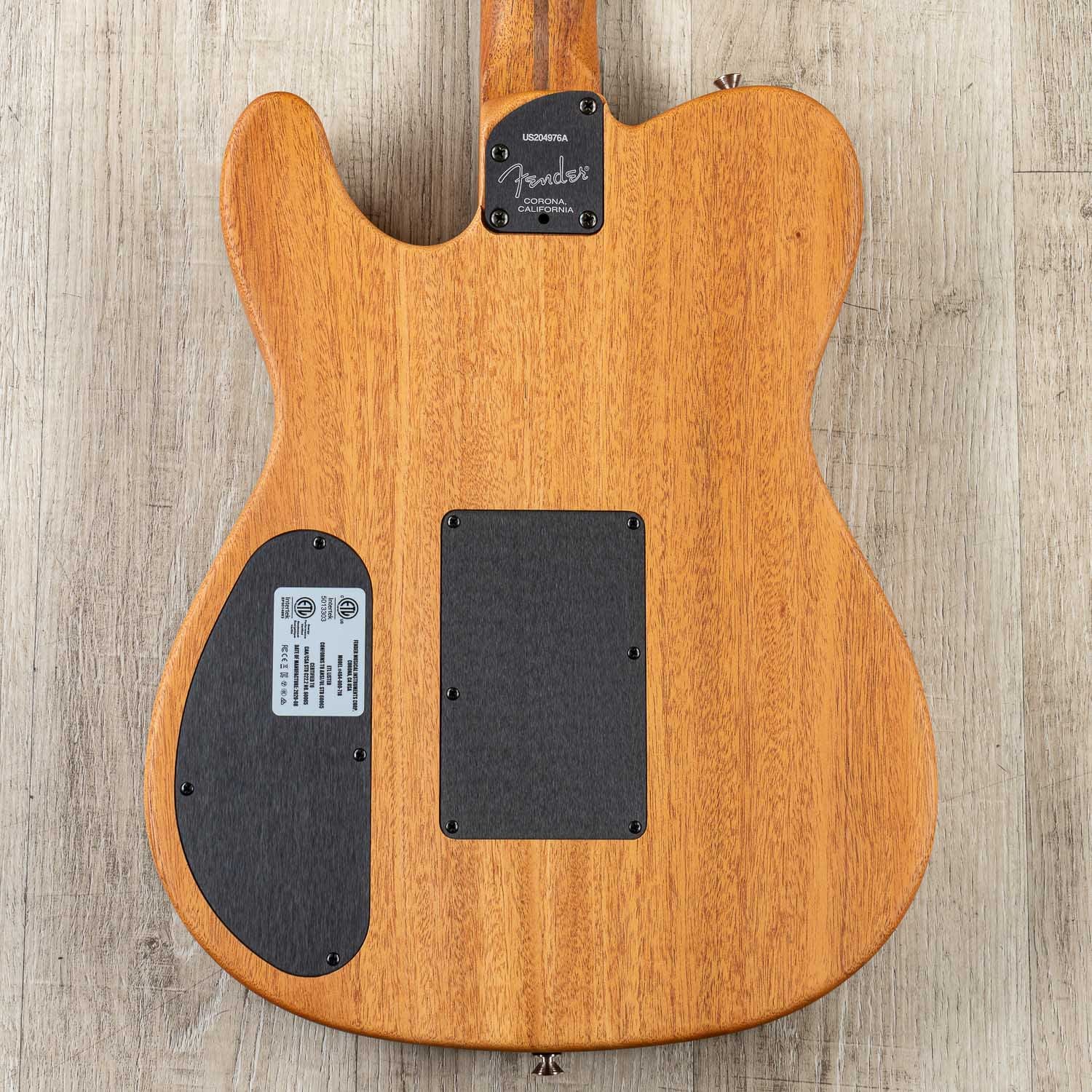 Fender American Acoustasonic Telecaster Acoustic Guitar, Ebony Fingerboard, Sunburst