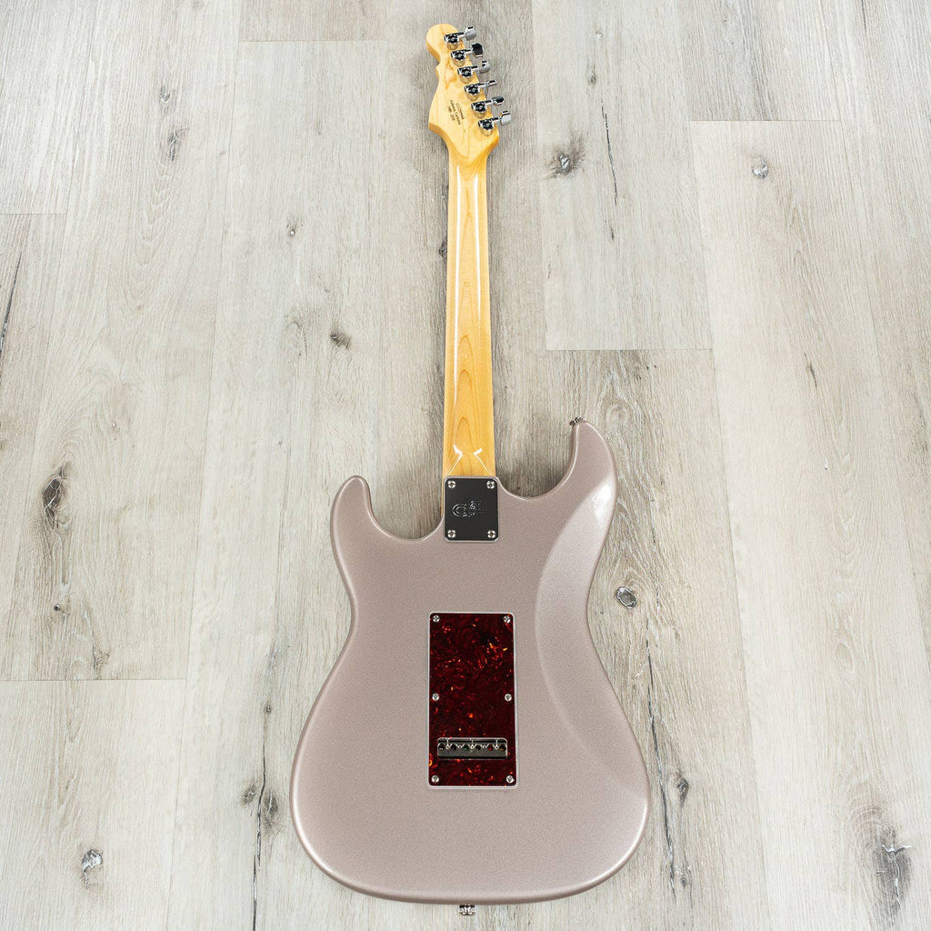 G&L Fullerton Deluxe Legacy Electric Guitar, Caribbean Rosewood, Shoreline Gold