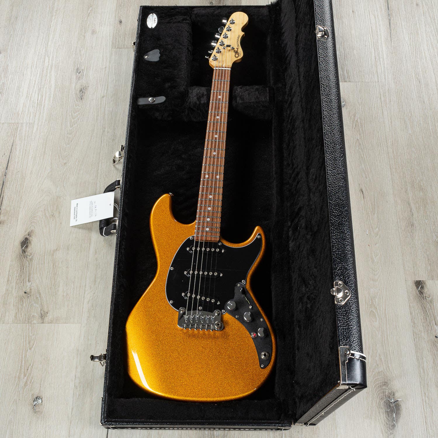 G&L Guitars CLF Research Skyhawk Electric Guitar, Pharaoh Gold Firemist