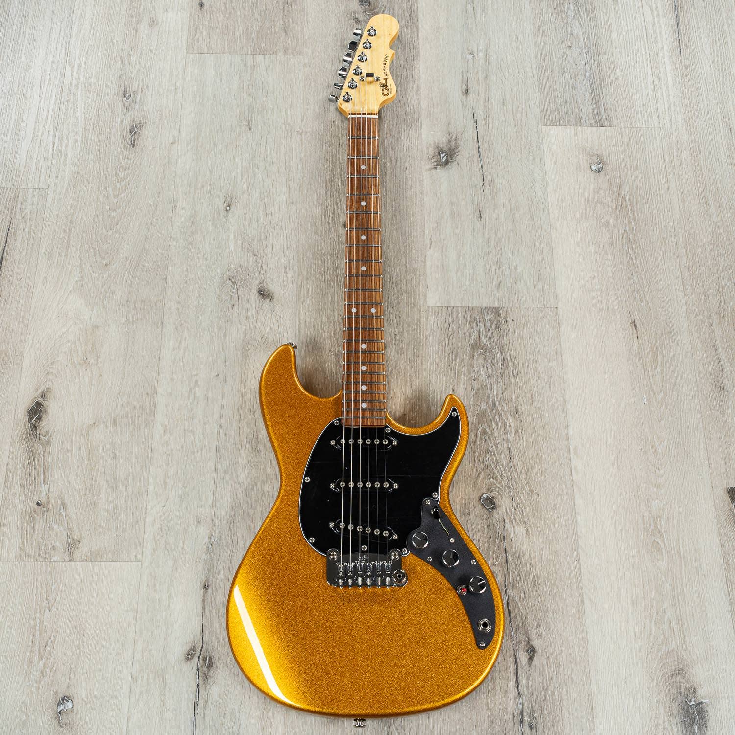 G&L Guitars CLF Research Skyhawk Electric Guitar, Pharaoh Gold Firemist