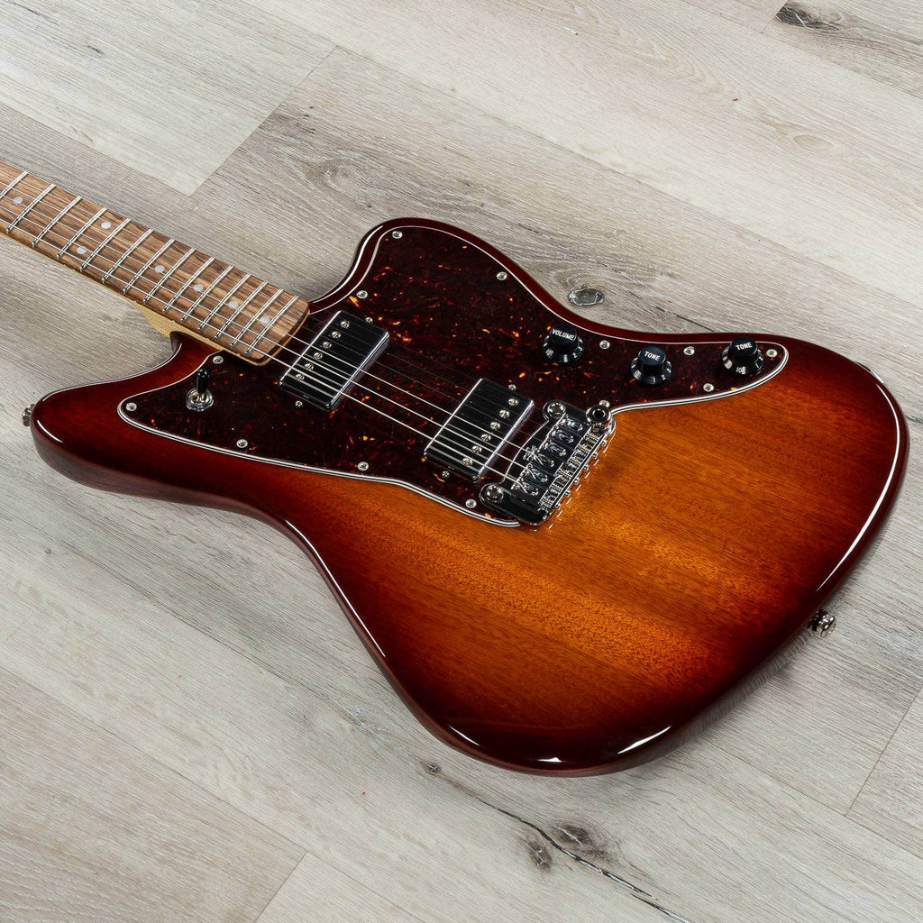 G&L Fullerton Deluxe Doheny HH Electric Guitar, Caribbean Rosewood Fingerboard, Old School Tobacco Burst