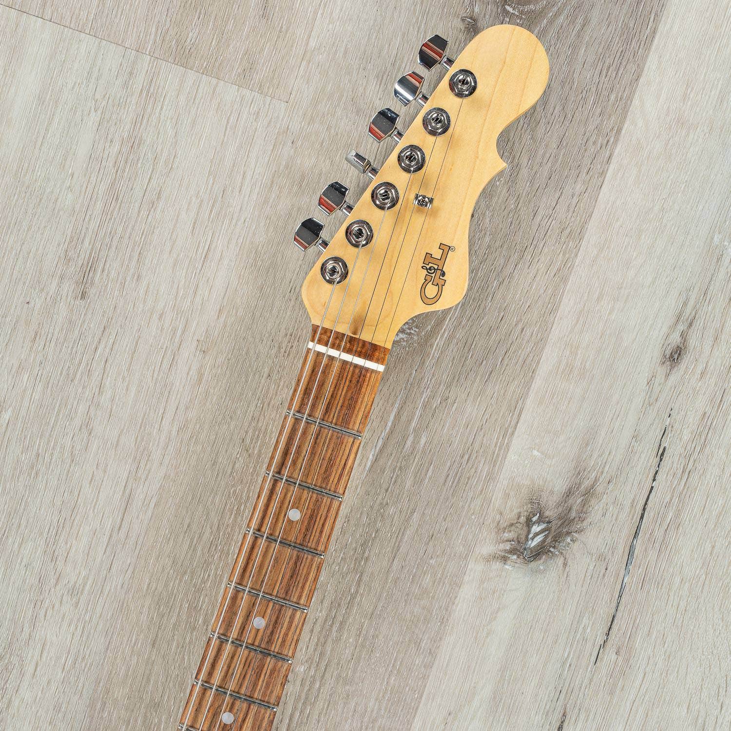 G&L Fullerton Deluxe Doheny HH Electric Guitar, Caribbean Rosewood Fingerboard, Old School Tobacco Burst