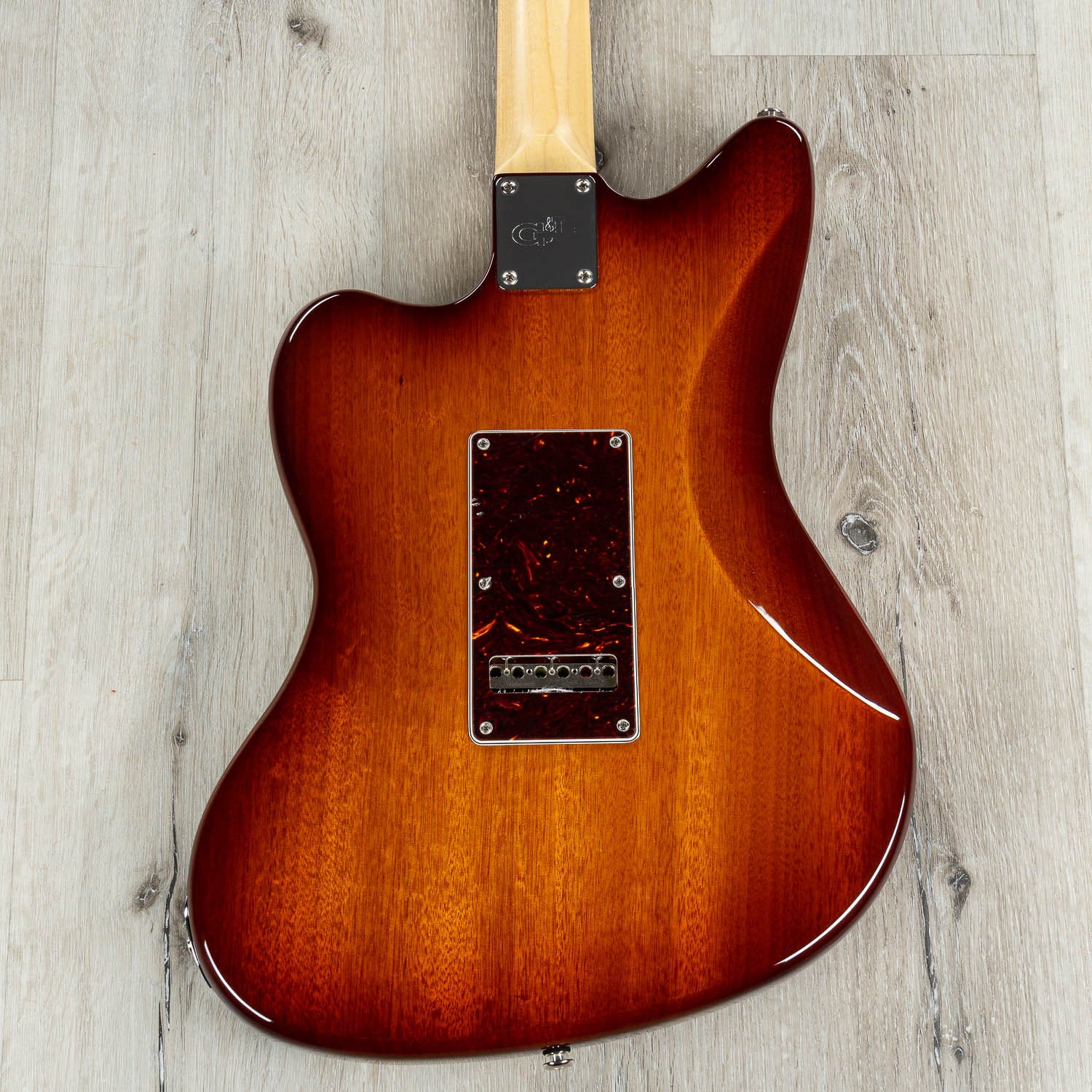 G&L Fullerton Deluxe Doheny HH Electric Guitar, Caribbean Rosewood Fingerboard, Old School Tobacco Burst