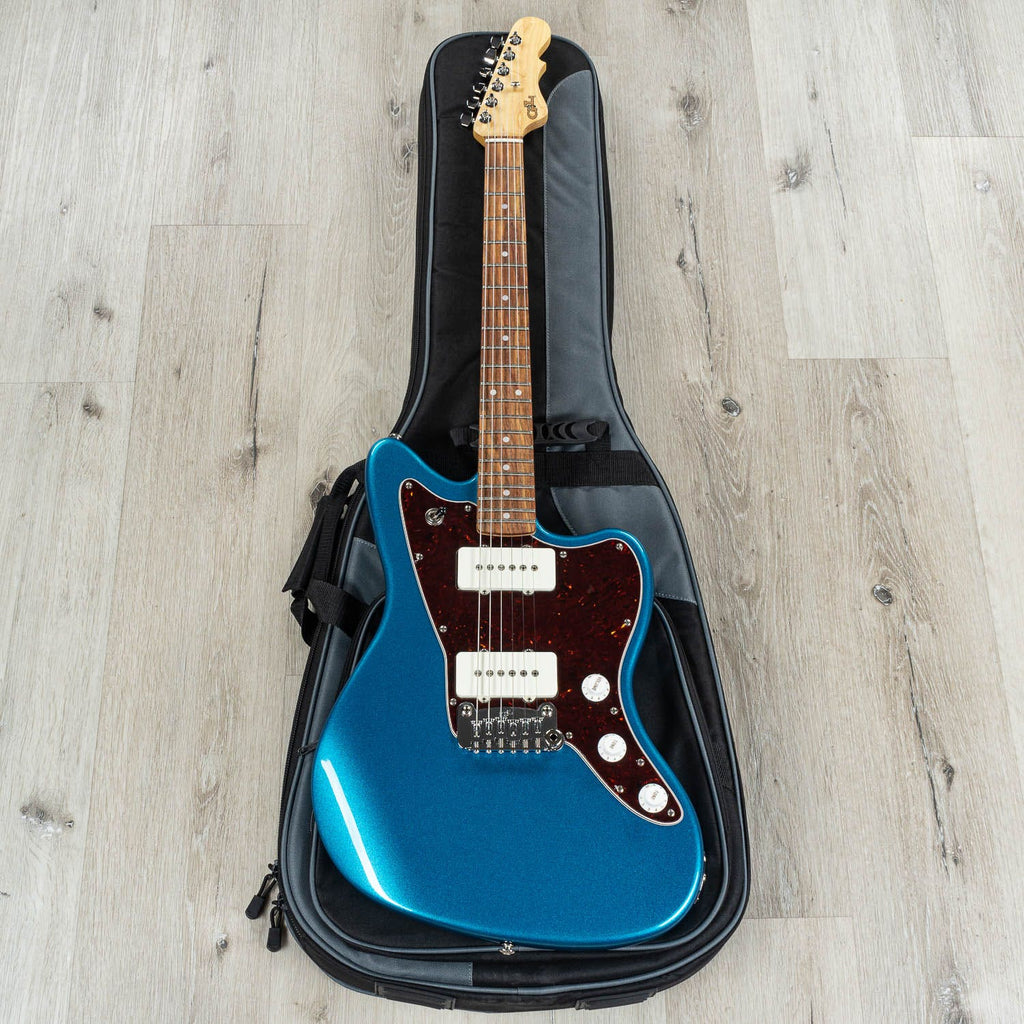 G&L Fullerton Deluxe Doheny Electric Guitar, Caribbean Rosewood Fingerboard, Lake Placid Blue