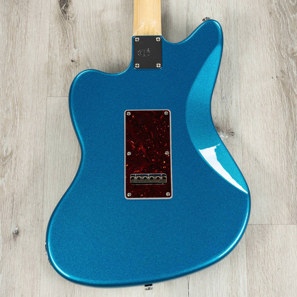 G&L Fullerton Deluxe Doheny Electric Guitar, Caribbean Rosewood Fingerboard, Lake Placid Blue