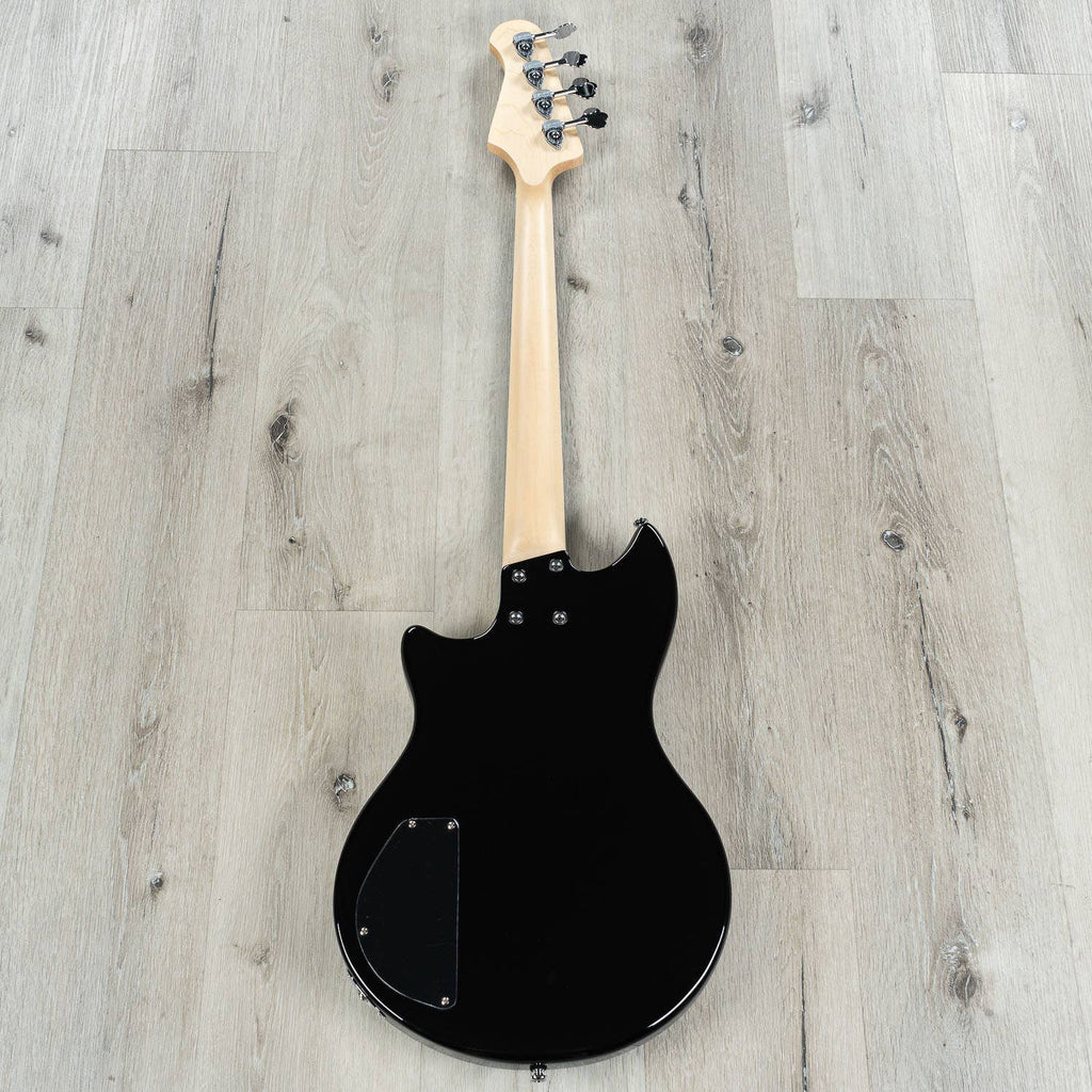 Lakland SHB30-BK Skyline Hollowbody-30 Short-Scale Bass Guitar, Pau Ferro Fretboard, Black