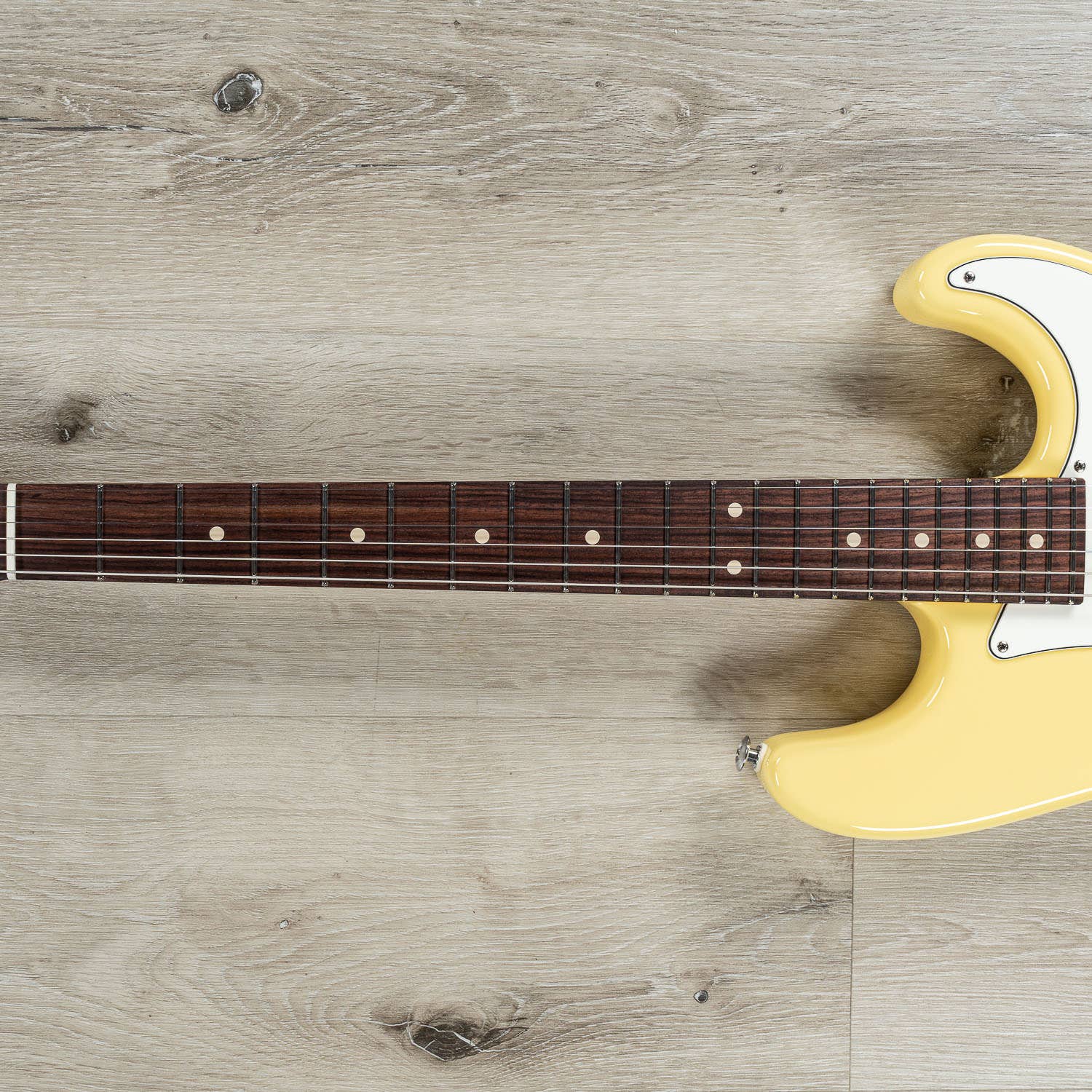 Suhr Classic S Electric Guitar, HSS, Indian Rosewood Fingerboard, SSCII, Deluxe Padded Gig Bag - Vintage Yellow