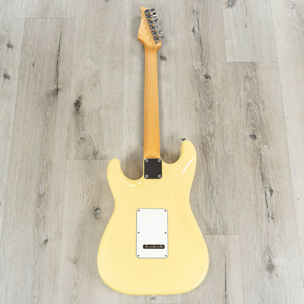 Suhr Classic S Electric Guitar, HSS, Indian Rosewood Fingerboard, SSCII, Deluxe Padded Gig Bag - Vintage Yellow