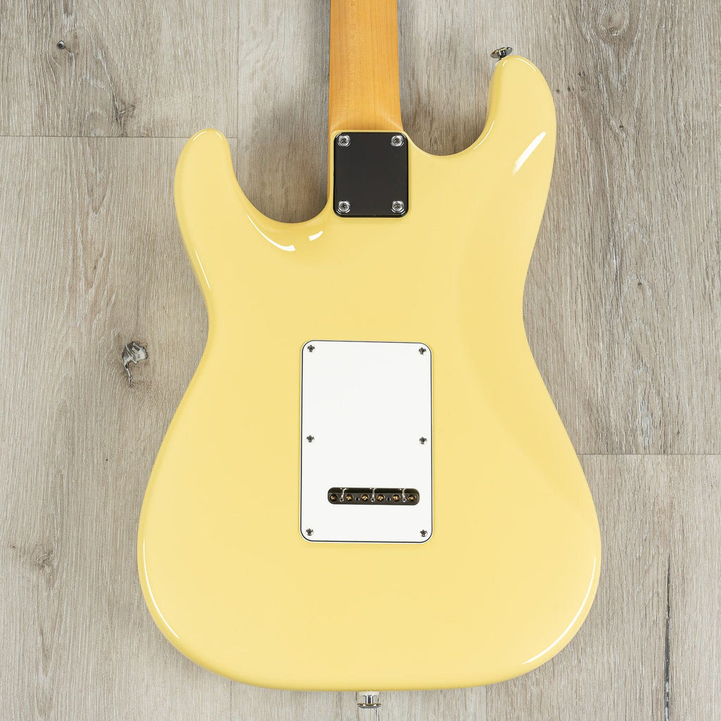 Suhr Classic S Electric Guitar, HSS, Indian Rosewood Fingerboard, SSCII, Deluxe Padded Gig Bag - Vintage Yellow