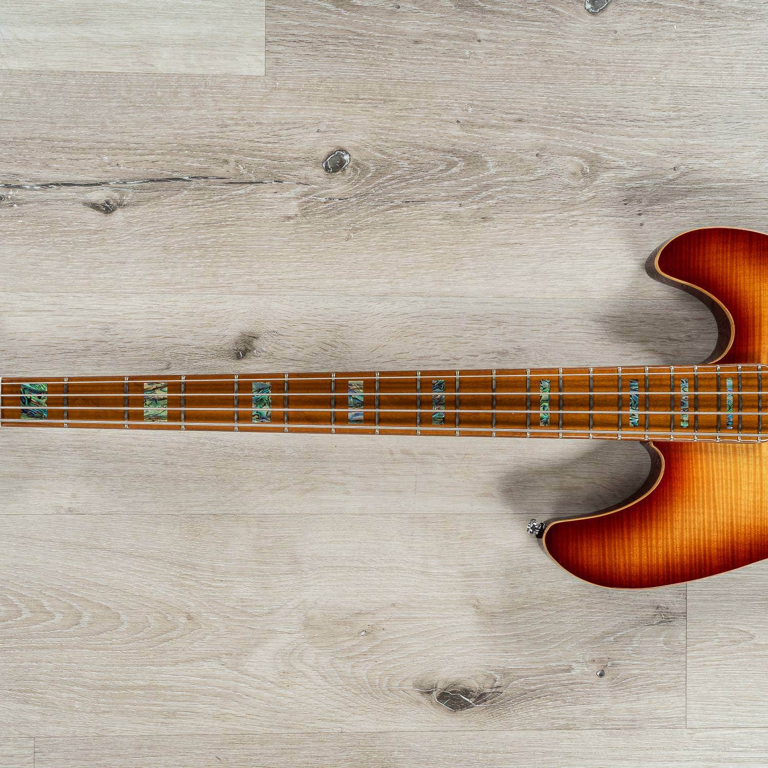 Sire Marcus Miller P10 4-String Bass Guitar, Roasted Maple Fretboard, Tobacco Sunburst