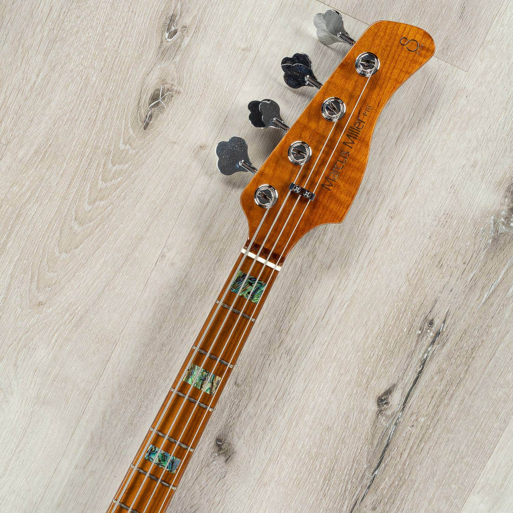 Sire Marcus Miller P10 4-String Bass Guitar, Roasted Maple Fretboard, Tobacco Sunburst