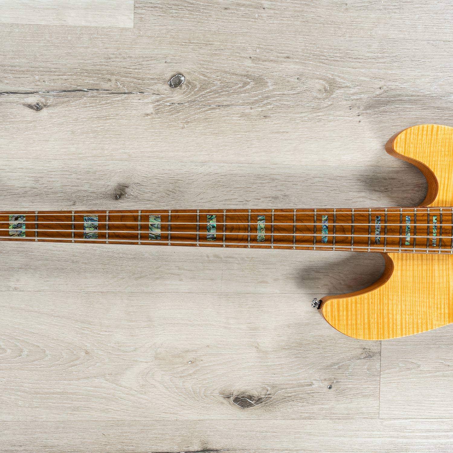 Sire Marcus Miller P10 4-String Bass Guitar, Roasted Maple Fretboard, Natural
