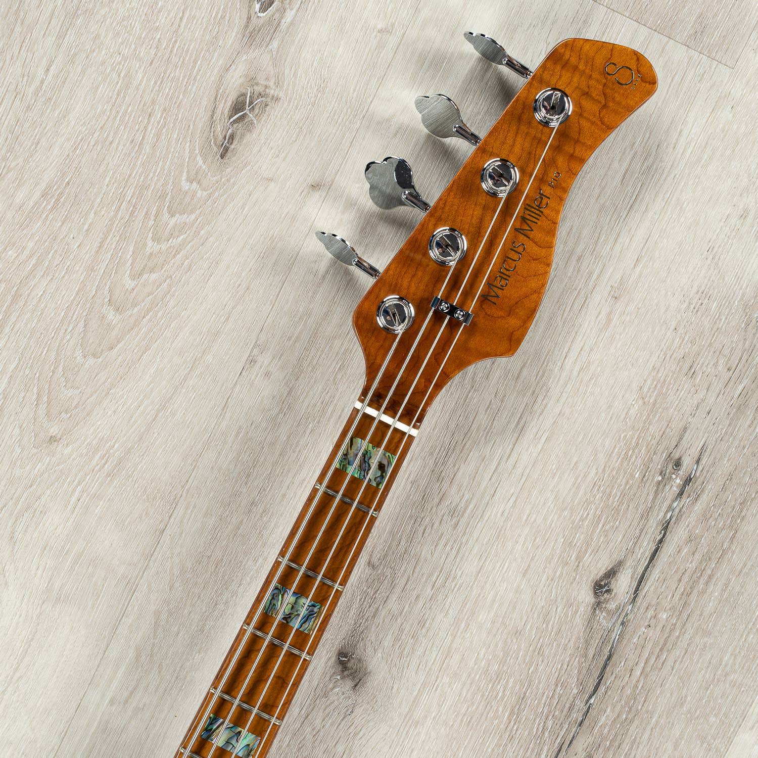 Sire Marcus Miller P10 4-String Bass Guitar, Roasted Maple Fretboard, Natural