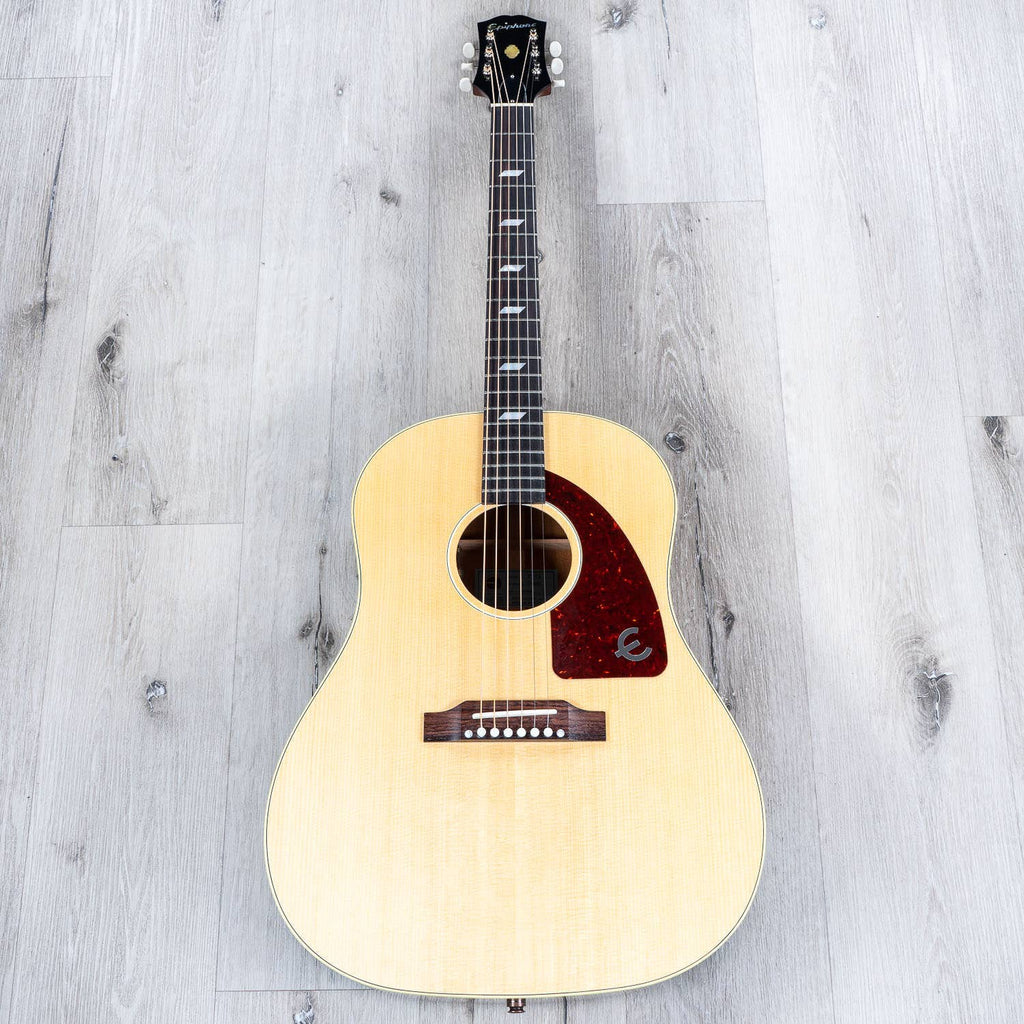 Epiphone OCRSETAN Texan Acoustic Electric Guitar, Solid Spruce Top