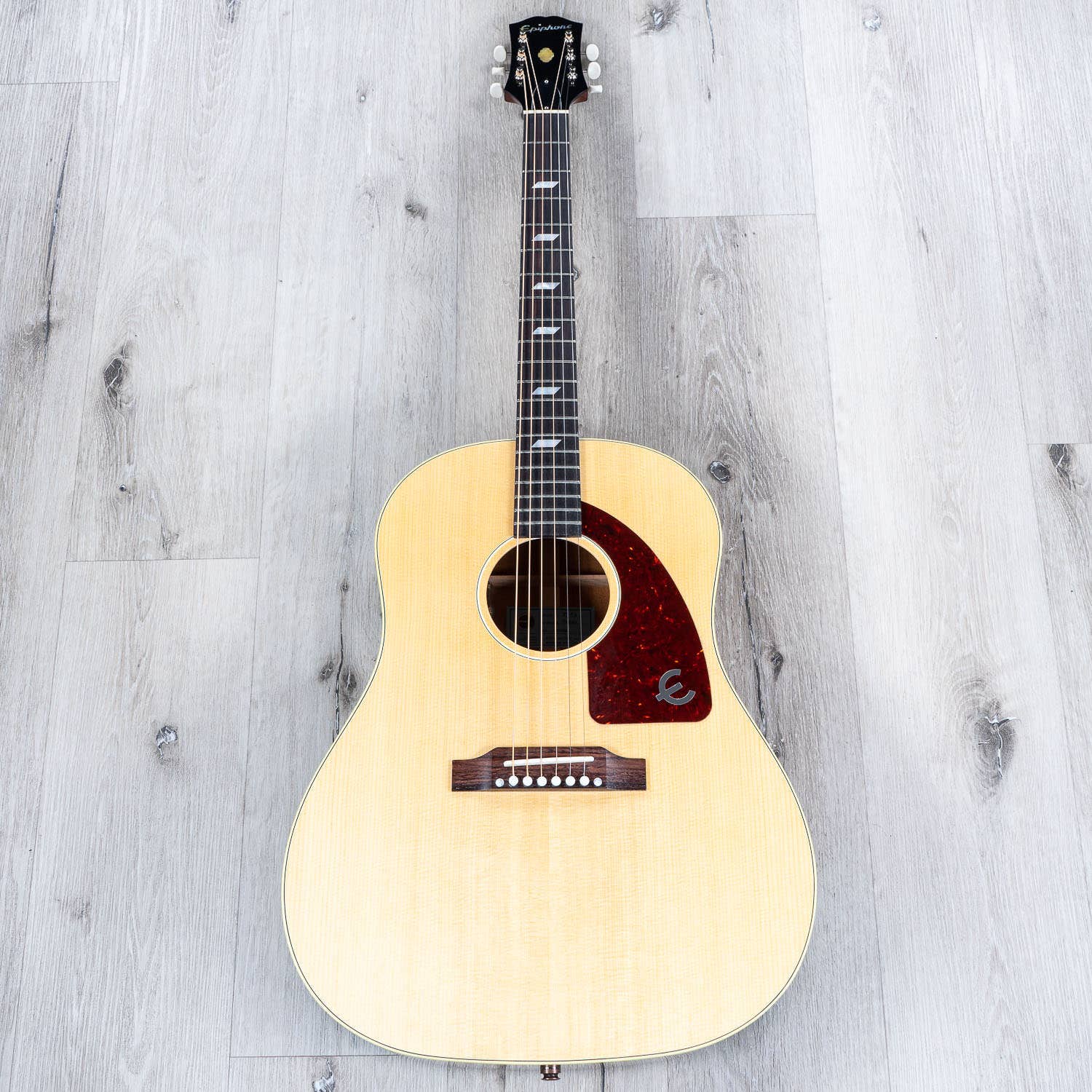 Epiphone OCRSETAN Texan Acoustic Electric Guitar, Solid Spruce Top