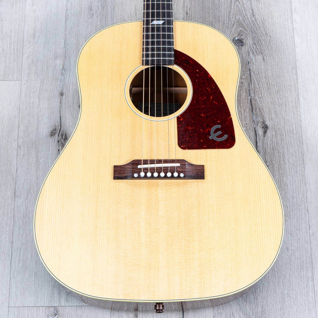 Epiphone OCRSETAN Texan Acoustic Electric Guitar, Solid Spruce Top