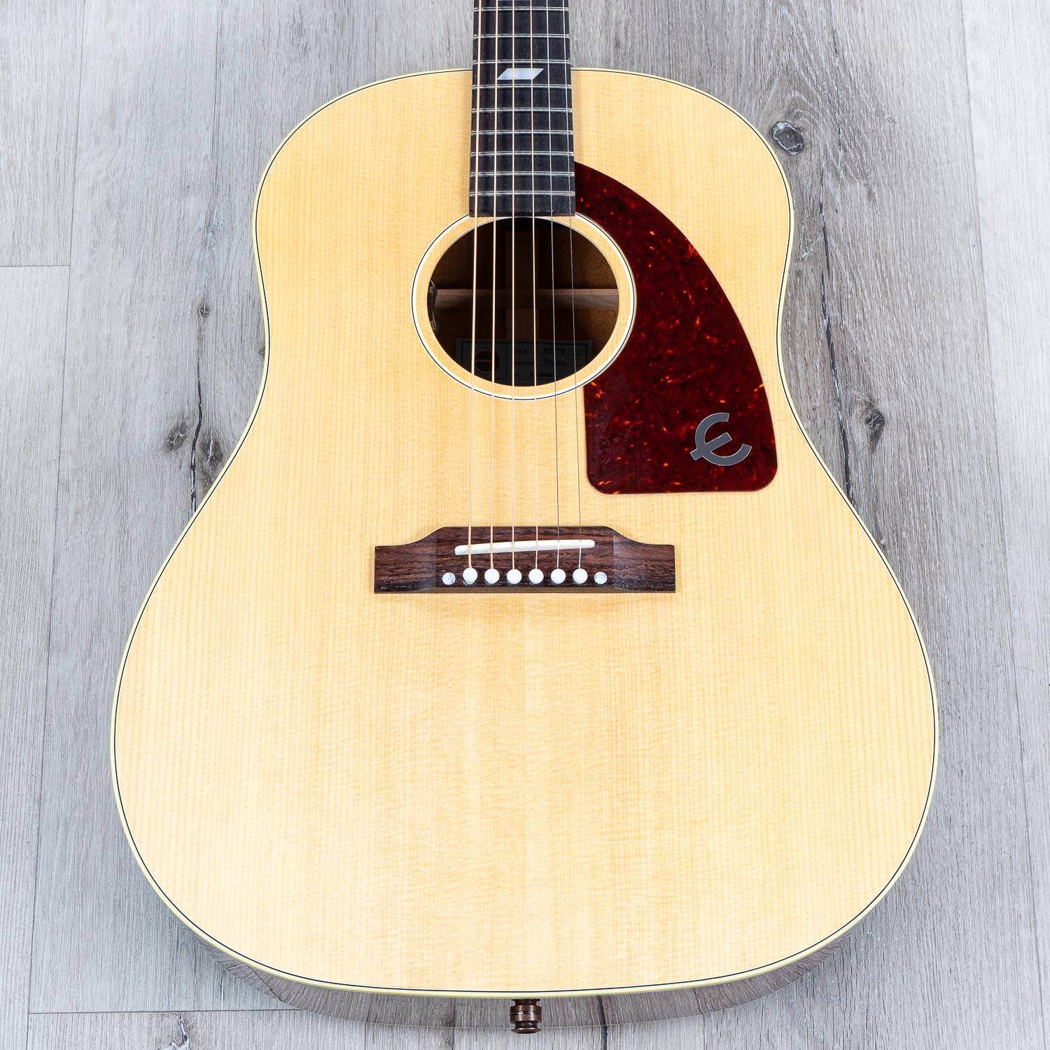 Epiphone OCRSETAN Texan Acoustic Electric Guitar, Solid Spruce Top