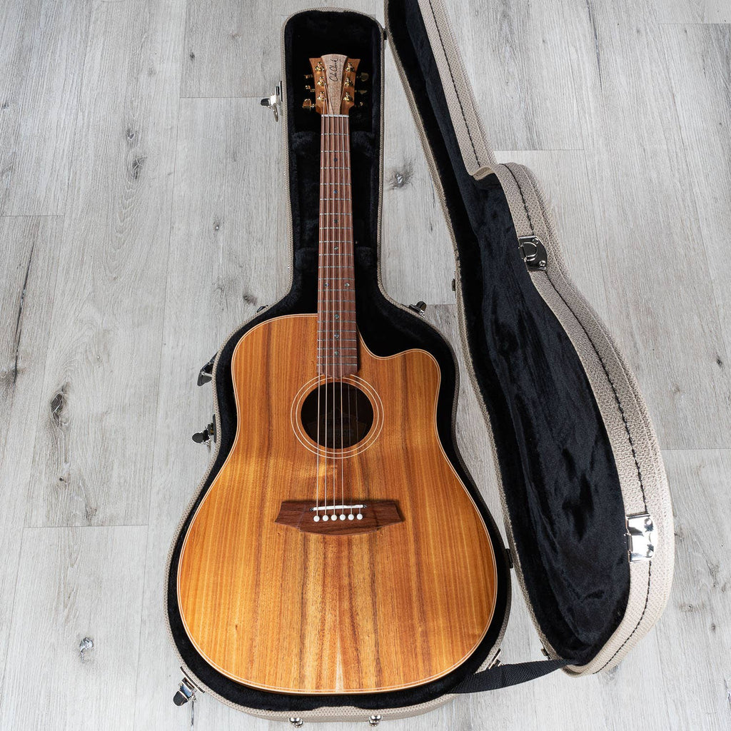 Cole Clark Fat Lady 2 Series FL2EC-BLBL Acoustic-Electric Guitar, Australian Blackwood Top w/ Hard Case