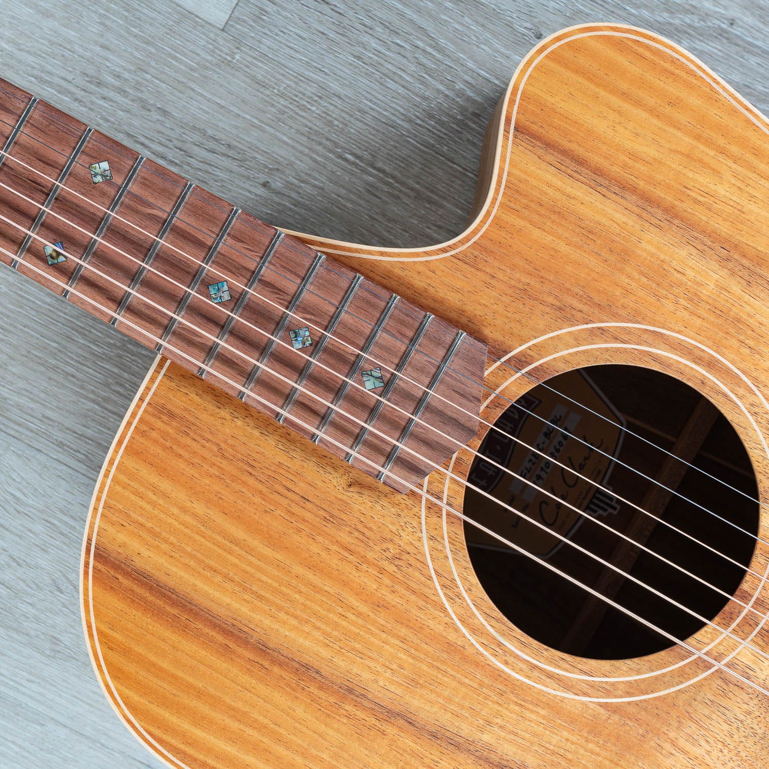 Cole Clark Fat Lady 2 Series FL2EC-BLBL Acoustic-Electric Guitar, Australian Blackwood Top w/ Hard Case