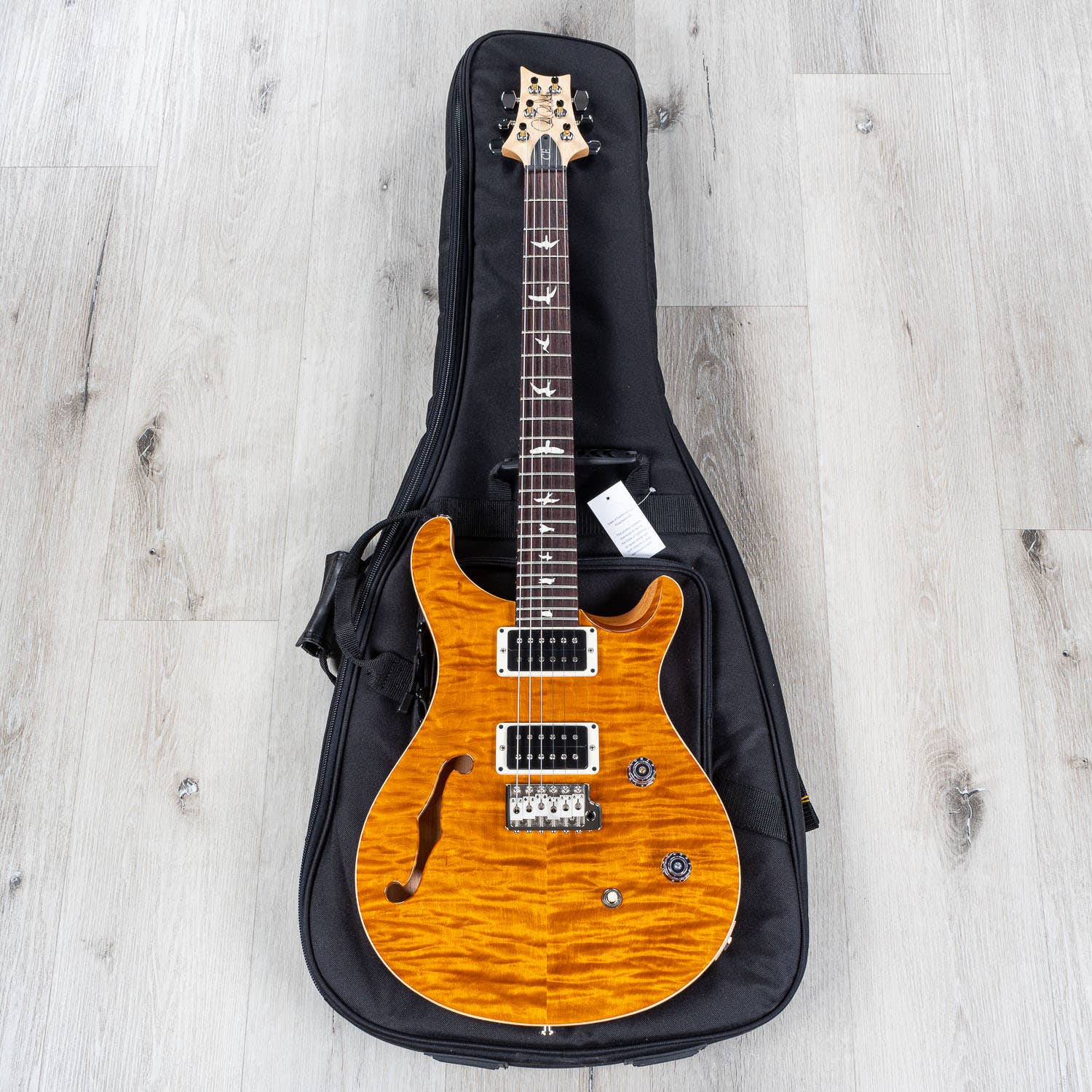 PRS Paul Reed Smith CE 24 Semi-Hollow Electric Guitar, Rosewood Fingerboard, Amber