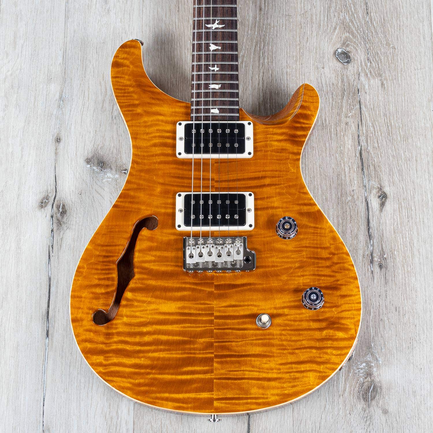 PRS Paul Reed Smith CE 24 Semi-Hollow Electric Guitar, Rosewood Fretboard, Amber