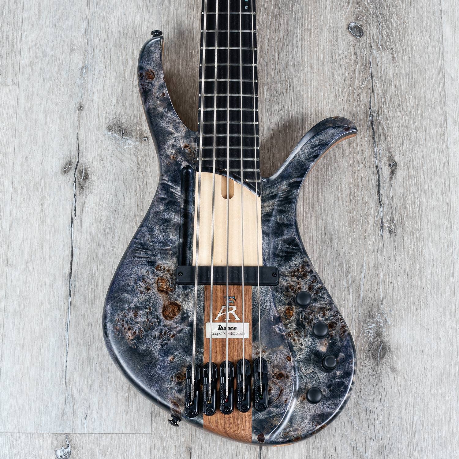 Ibanez AFR5PBPDTF AFR 5-String Electric Bass Guitar, Ebony Fretboard, Deep Twilight Flat (B-STOCK)