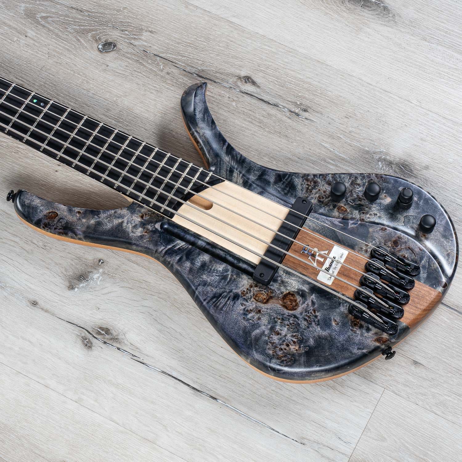 Ibanez AFR5PBPDTF AFR 5-String Electric Bass Guitar, Ebony Fretboard, Deep Twilight Flat (B-STOCK)