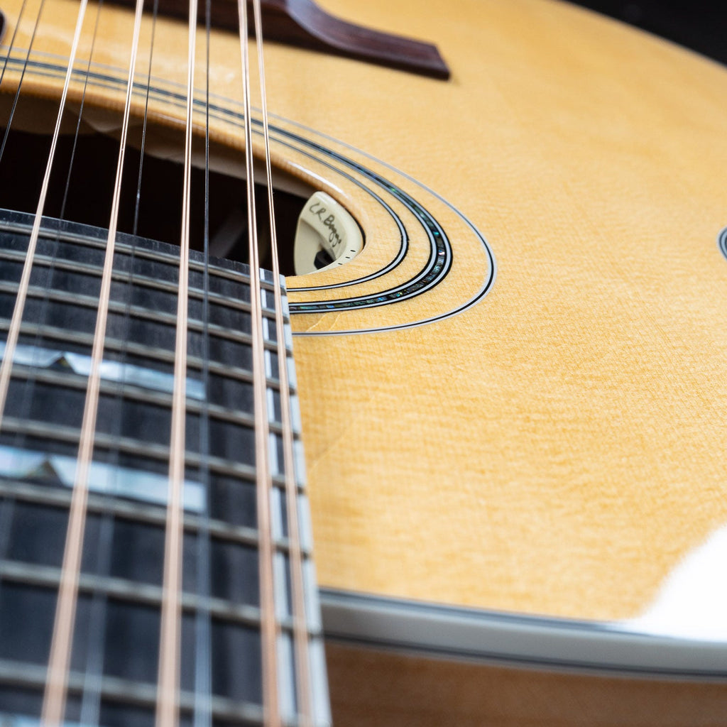 Guild F-512E Flame Maple Jumbo 12-String Acoustic Electric Guitar, Natural (B-STOCK)