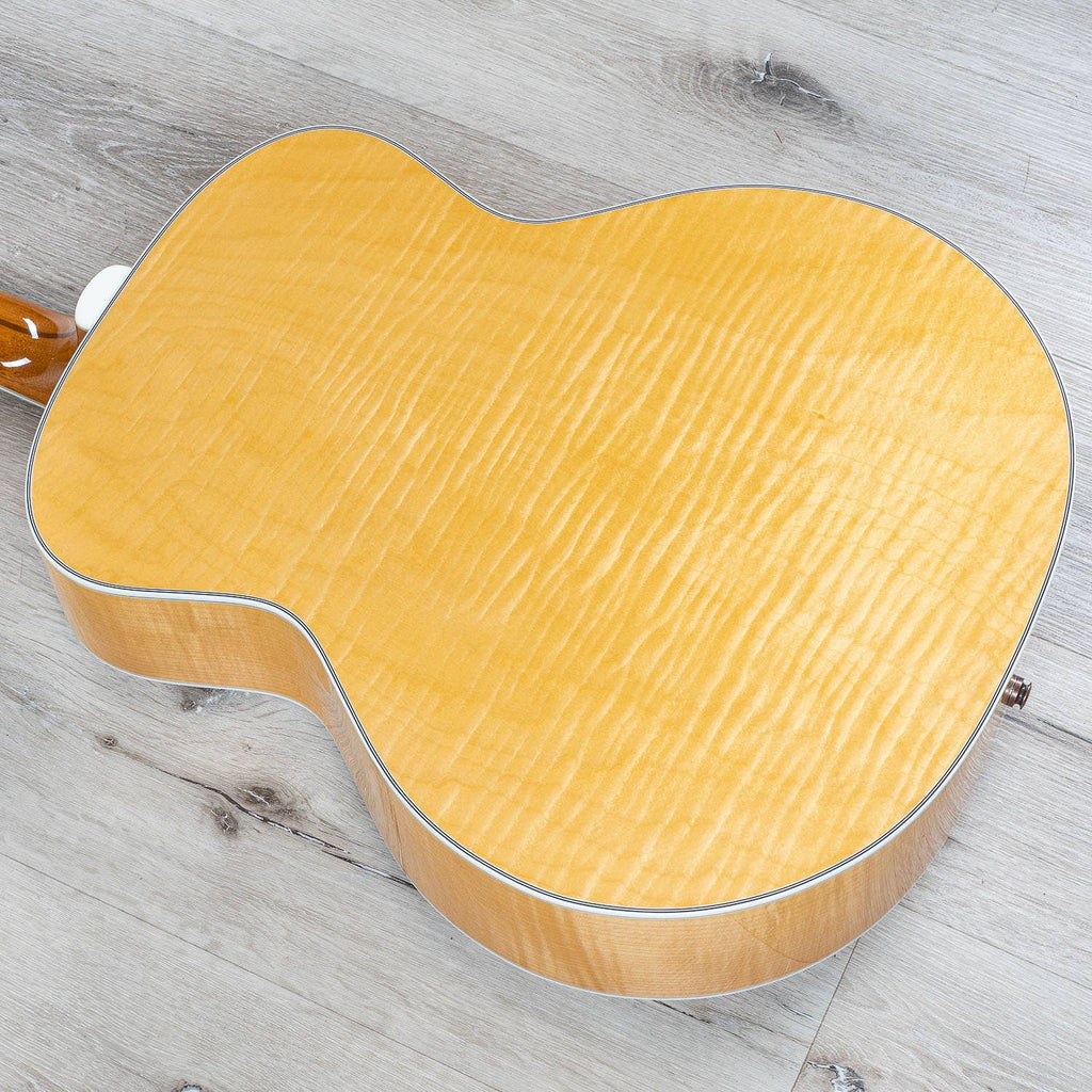 Guild F-512E Flame Maple Jumbo 12-String Acoustic Electric Guitar, Natural (B-STOCK)