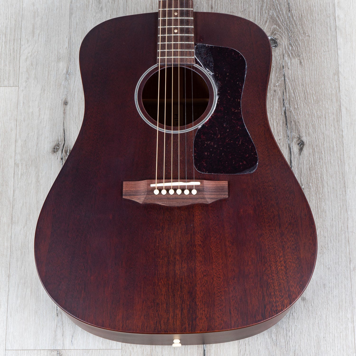 Guild D20 Dreadnought Acoustic Guitar, Solid African Mahogany Top (B-STOCK)